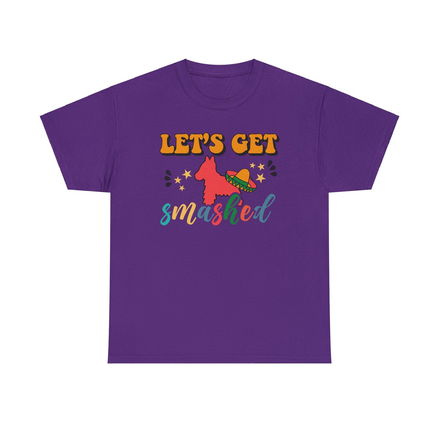 Let's Get Smashed Cinco de Mayo Tshirt, Funny Pinata Tee for Fiesta Lovers, Party Shirt, Let's Get Smashed Tee with Pinata Design