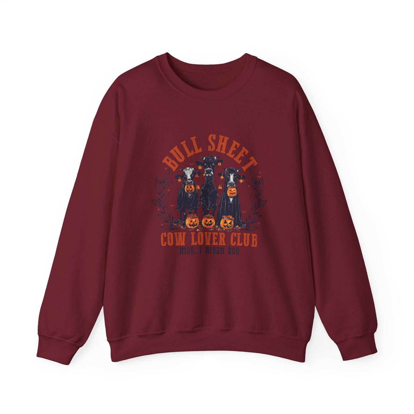 Bull Sheet Cow Lover Club Sweatshirt, Cozy Comfort with a Playful Twist