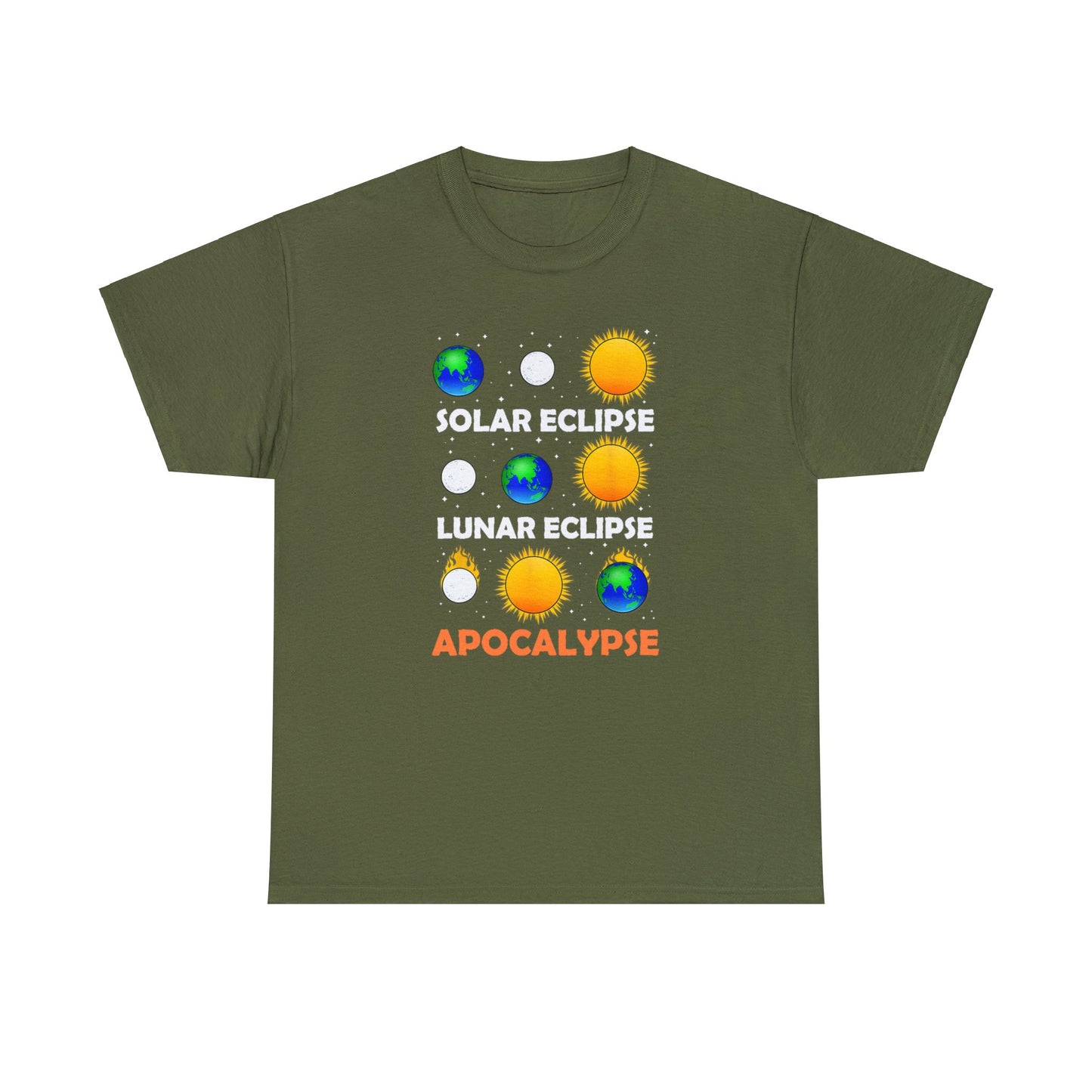 Saractic Eclipse Apocalypse 2024 Shirt - A Cosmic Comedy Unleashed, Total Solar Eclipse 2024 Shirt, America Totality, Moon Astronomy, Eclipse 2024