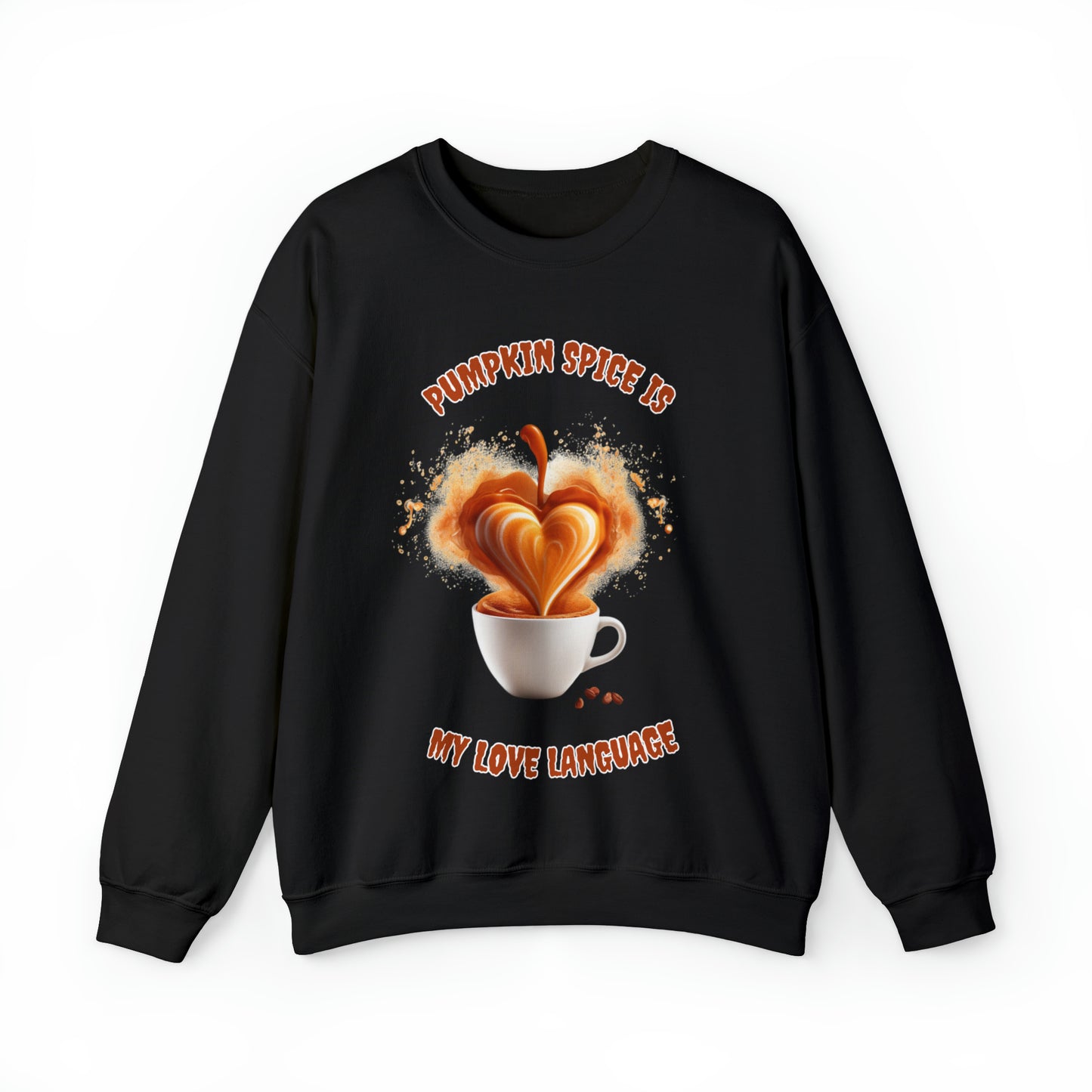 Pumpkin Spice is My Love Language, Retro Sweatshirt, Cute Sweatshirt, Halloween Sweatshirt, Womens' Halloween, Spooky Sweatshirt, Halloween