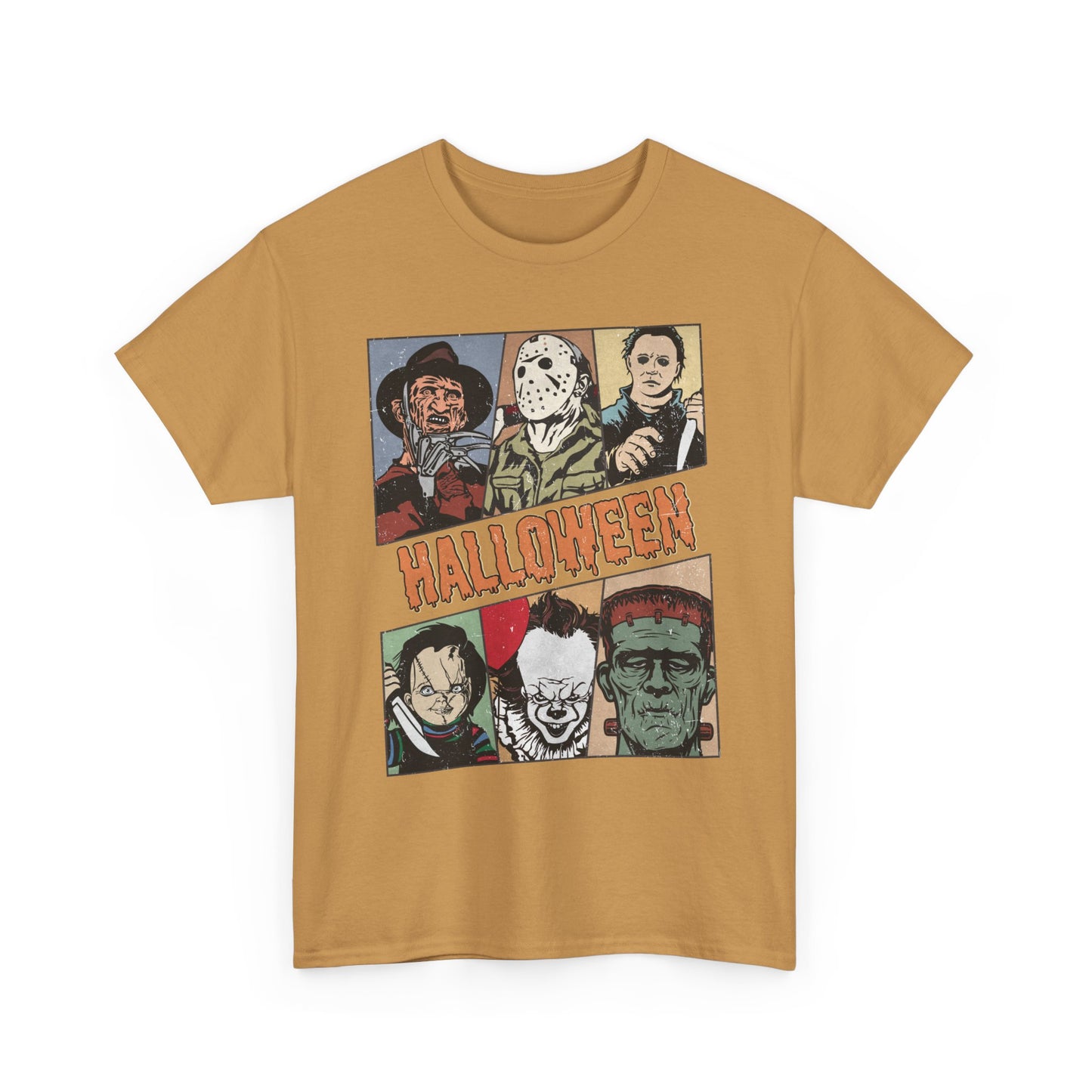 Retro Halloween Classic Shirt, Classic Horror tshirt, Vintage Frankenstein Michael Myers Halloween Shirt, Monster Tee, Retro Shirt Halloween