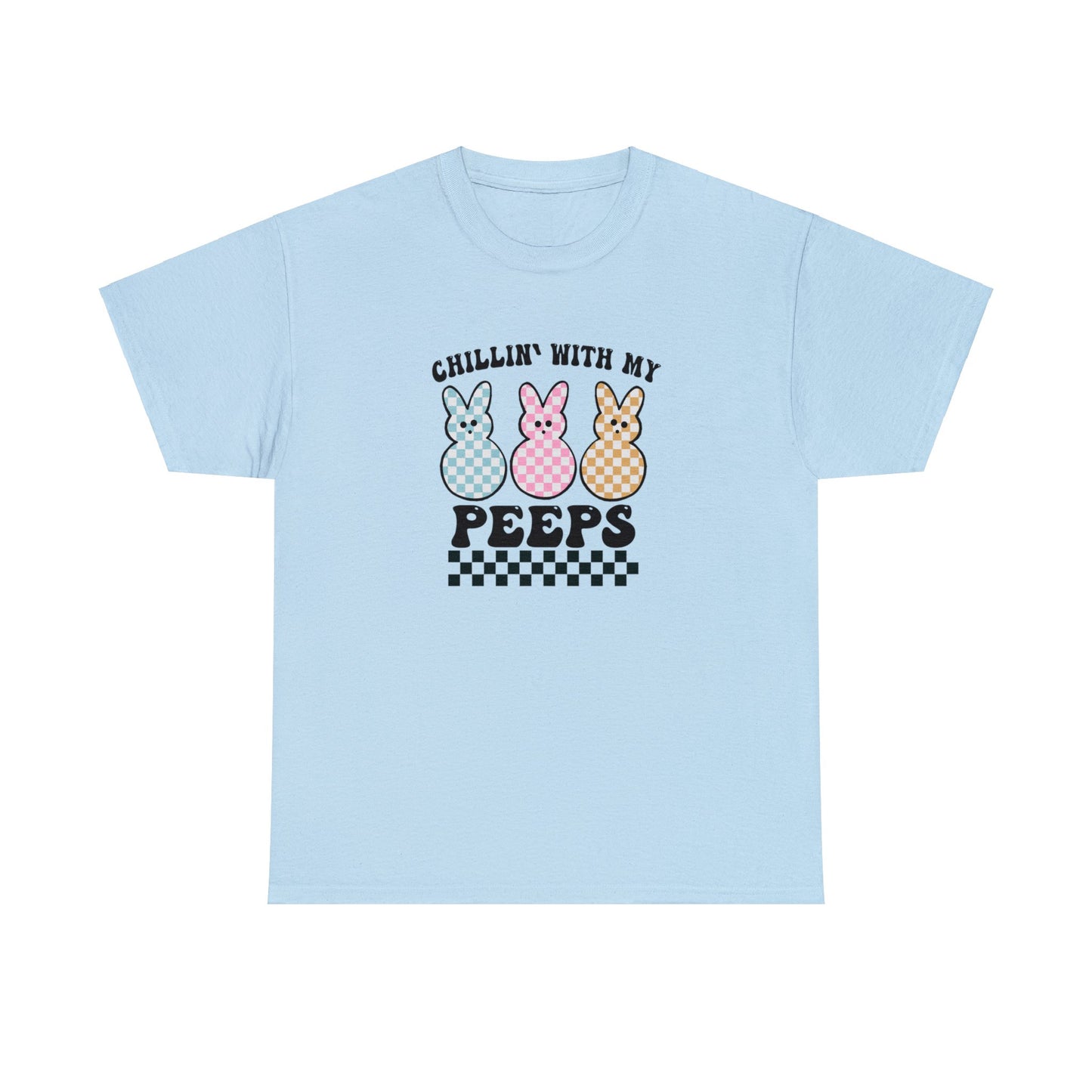 Chillin With My Peeps shirt, Cute Easter Peeps Shirt, Trendy Easter Day Outfit, Peeps Holiday Shirt, Easter Family shirt, Fun Easter Tee