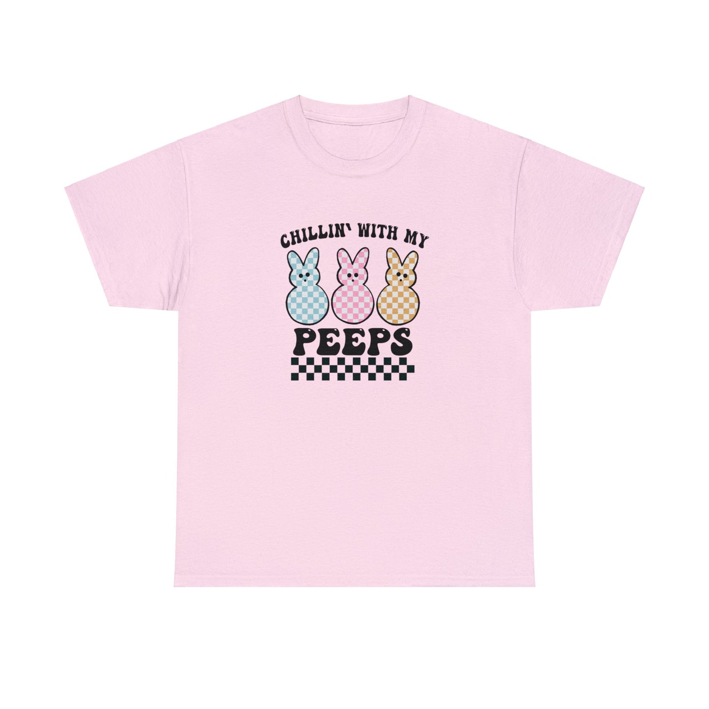 Chillin With My Peeps shirt, Cute Easter Peeps Shirt, Trendy Easter Day Outfit, Peeps Holiday Shirt, Easter Family shirt, Fun Easter Tee