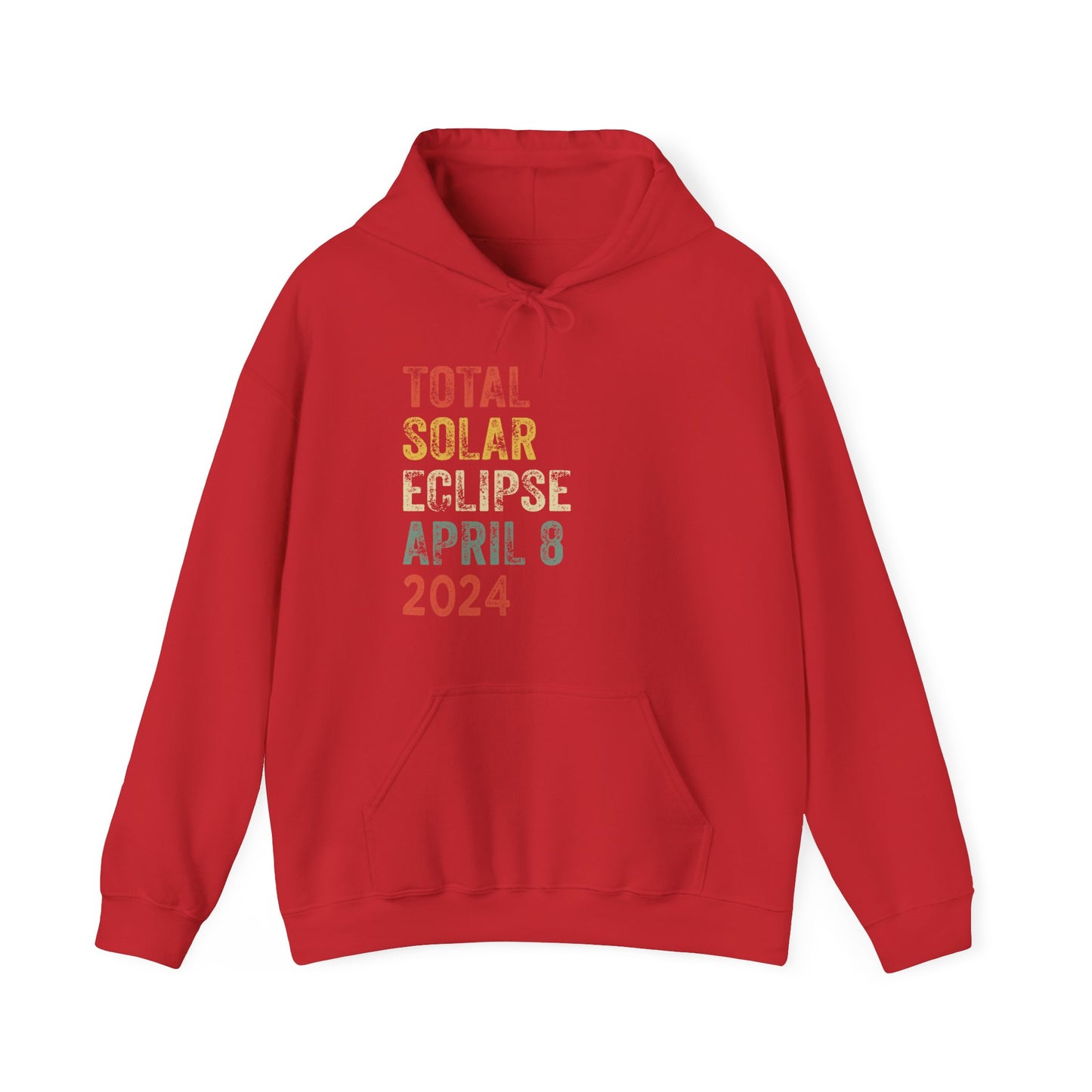 Total Solar Eclipse April 8 2024 Hooded Sweatshirt, Commemorate the Celestial Event, America Totality,Moon Astronomy,Solar Eclipse Souvenir