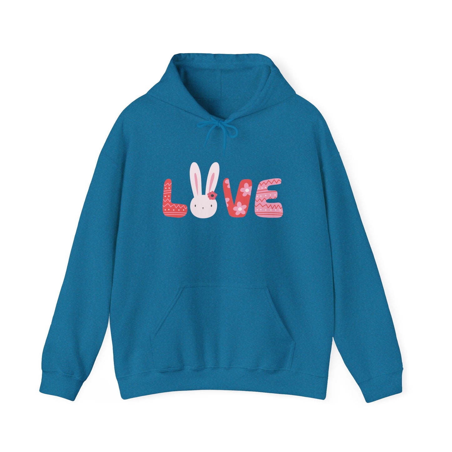 Easter Love Hooded Sweatshirt, Love Sweatshirt, Funny Easter Day Gift, Easter Day Apparel, Happy Easter Sweatshirt For Women, Egg Hunter