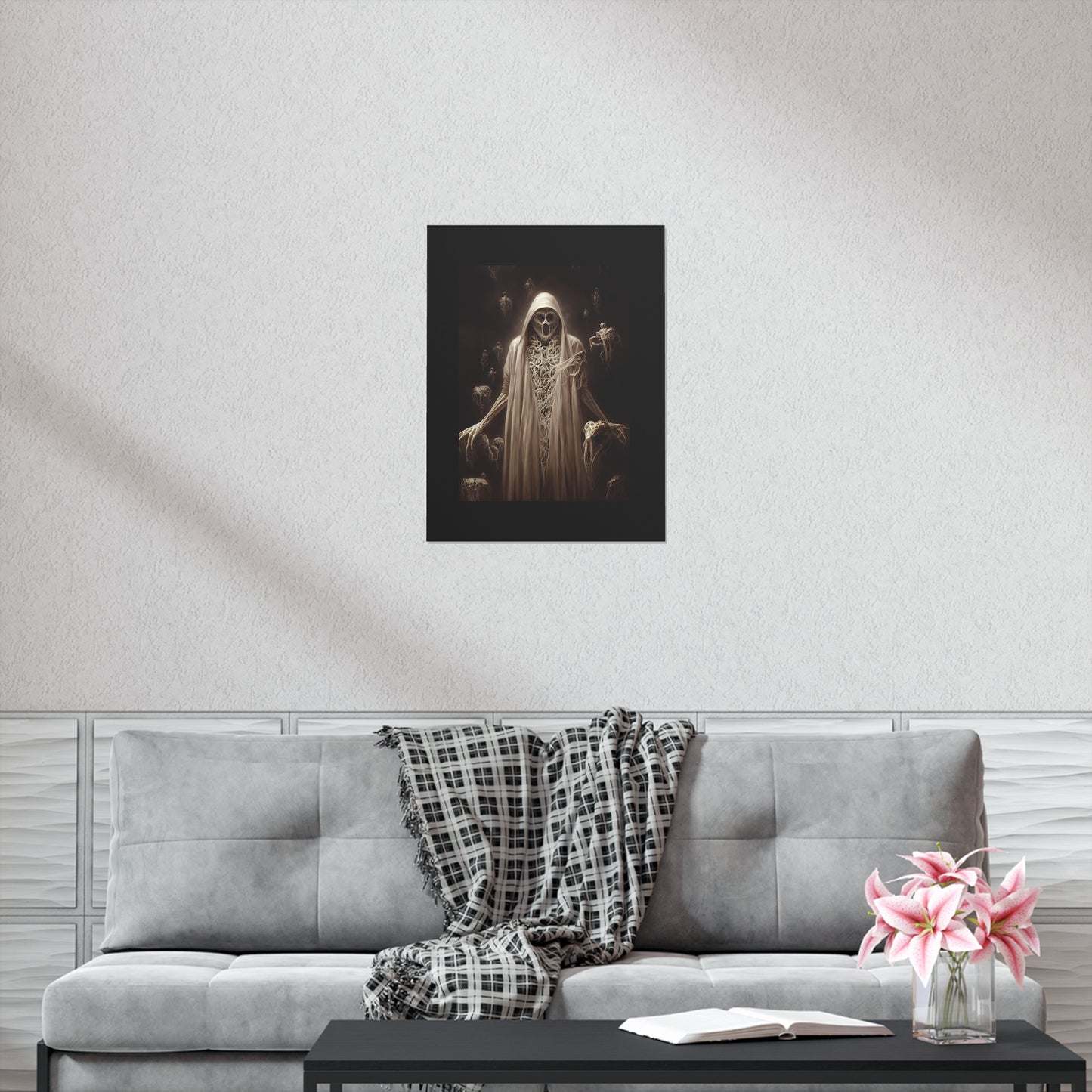 Halloween Ghost Poster - Halloween Art - Halloween Wall Decor - Halloween Poster - Ghost Poster