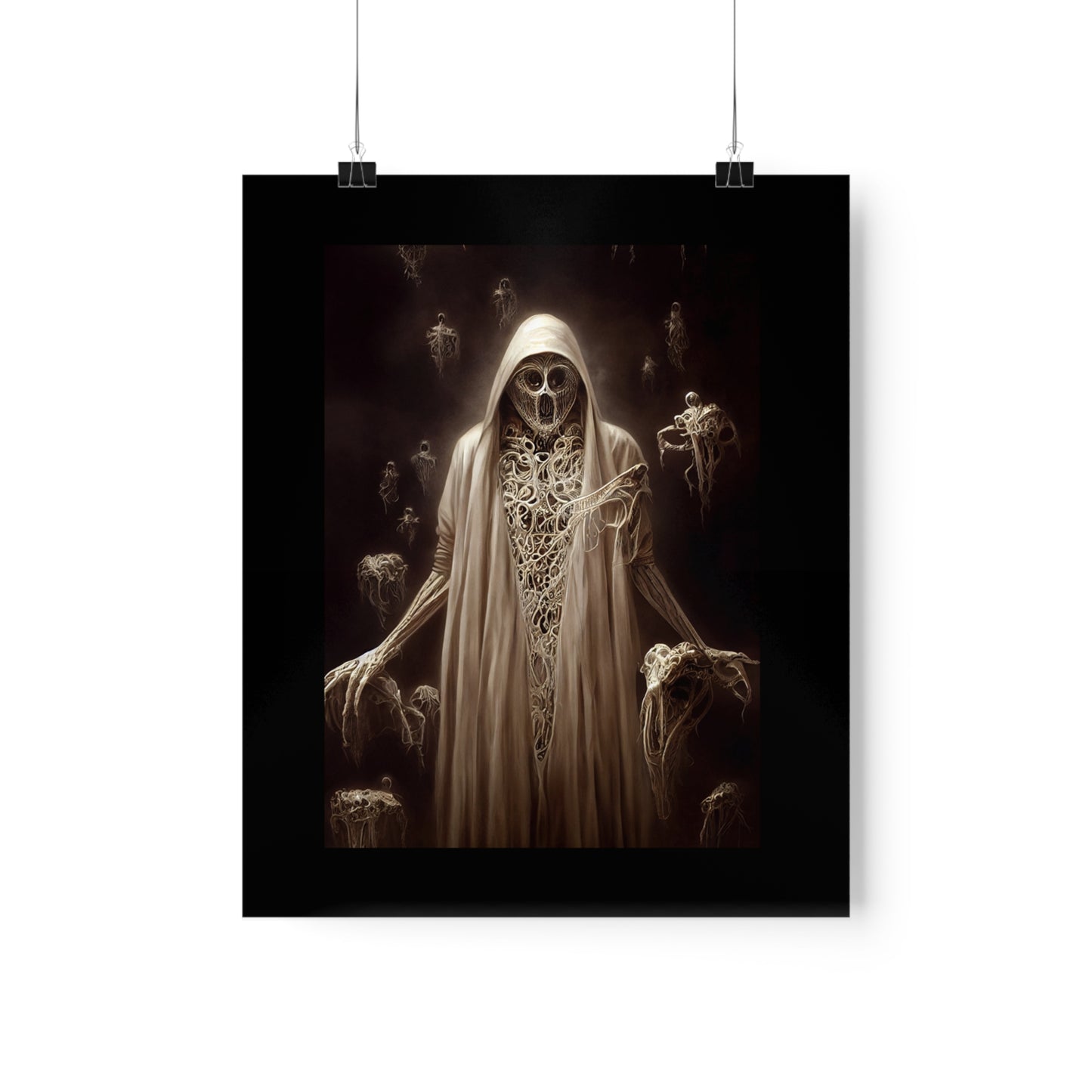 Halloween Ghost Poster - Halloween Art - Halloween Wall Decor - Halloween Poster - Ghost Poster