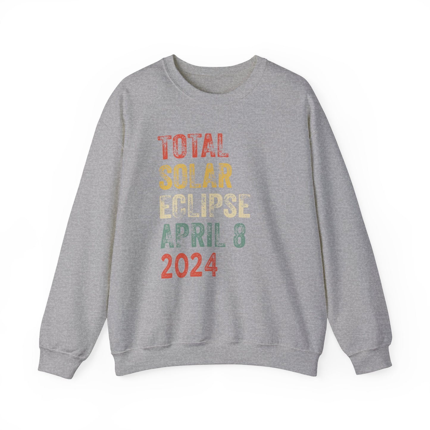 Total Solar Eclipse Apr 8 2024 Sweatshirt - Commemorate the Celestial Spectacle, Total Solar Eclipse 2024 Shirt, Solar Eclipse Souvenir Gift