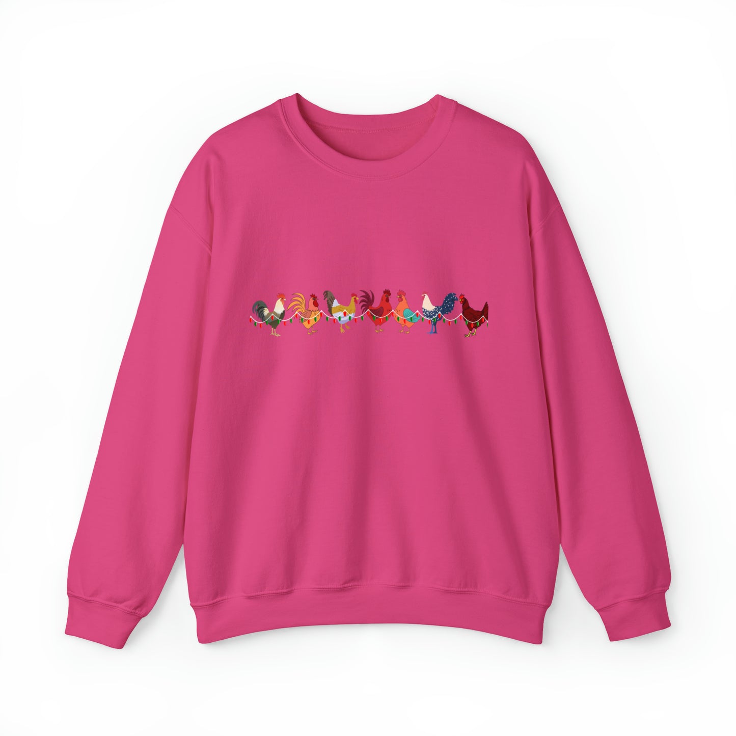 Cute Christmas Chickens Christmas Sweatshirt, Womens Christmas Sweatshirt, Christmas Sweatshirts for Women, Christmas Women,Merry Christmas Sweat