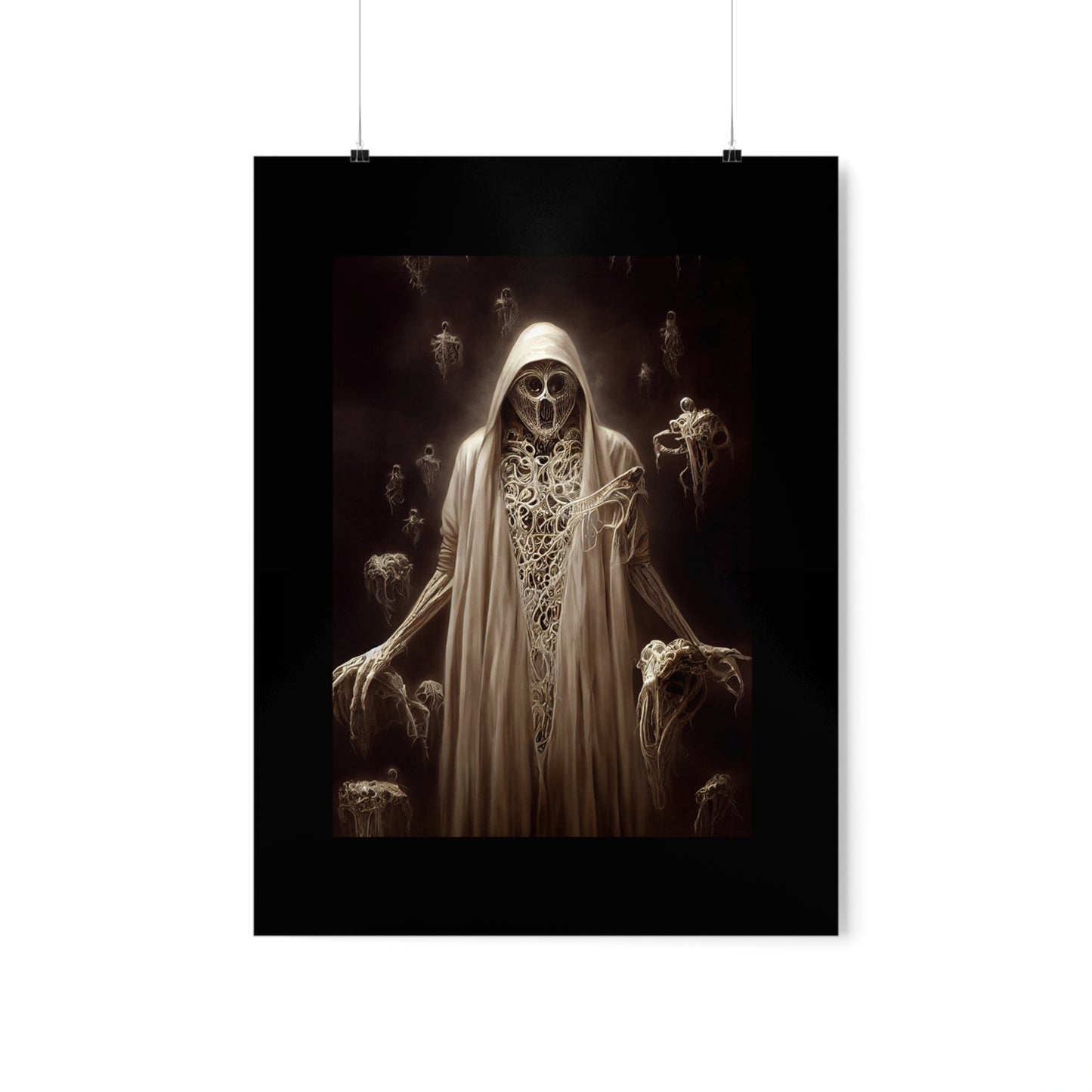 Halloween Ghost Poster - Halloween Art - Halloween Wall Decor - Halloween Poster - Ghost Poster