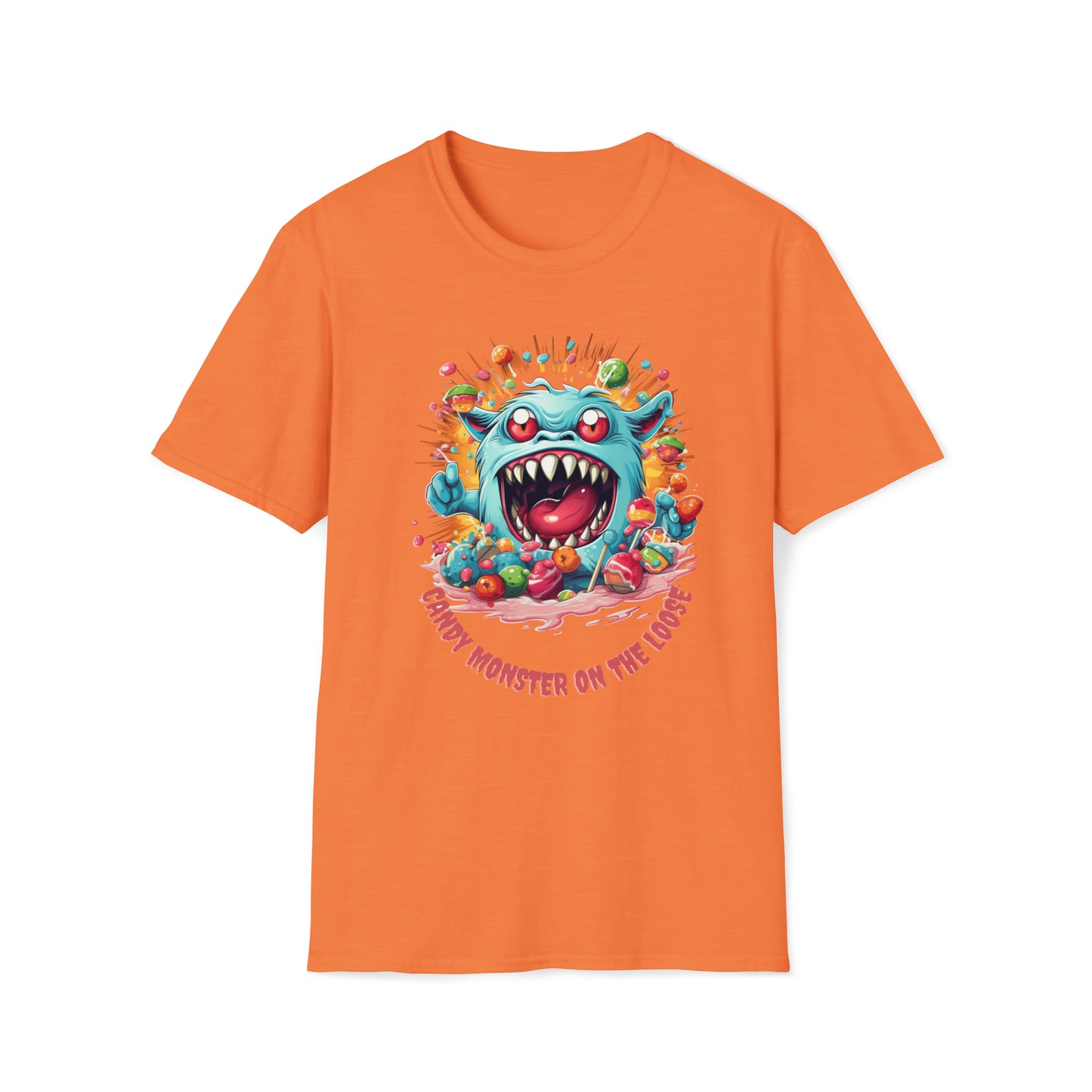 Candy Monster on the Loose, Retro Halloween Shirt, Retro Fall Shirt, Coffee shirt, Halloween Party, Mens Halloween, Kids Halloween shirt