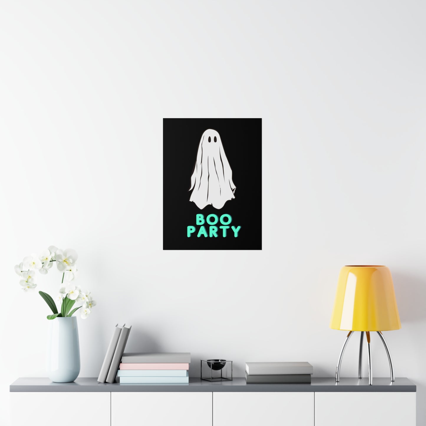 Halloween Ghost Poster - Halloween Art - Halloween Wall Decor - Halloween Poster - Ghost Poster