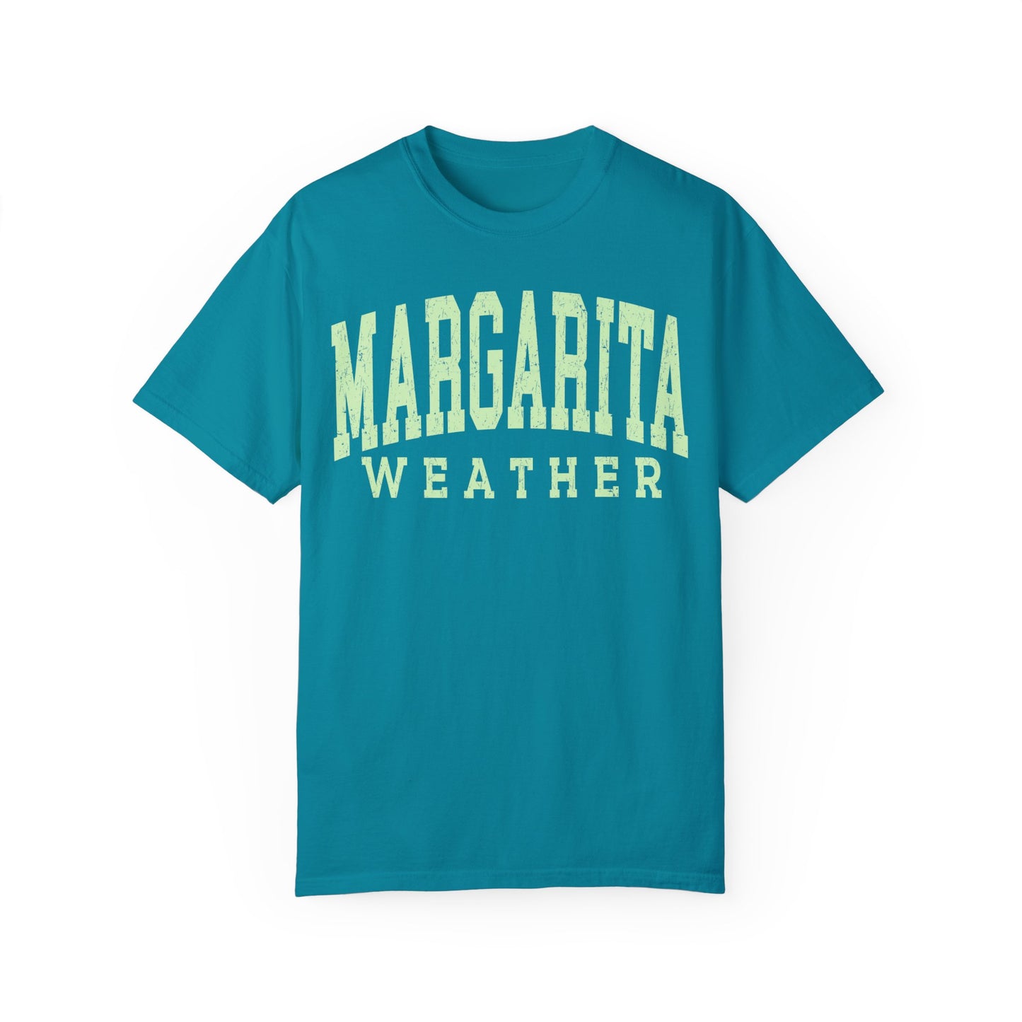 Vintage Margarita Weather Tee, Retro Summer T-shirt for Cocktail Lovers, Margarita Weather T-shirt, Vintage Style Graphic Tee for Beach Days