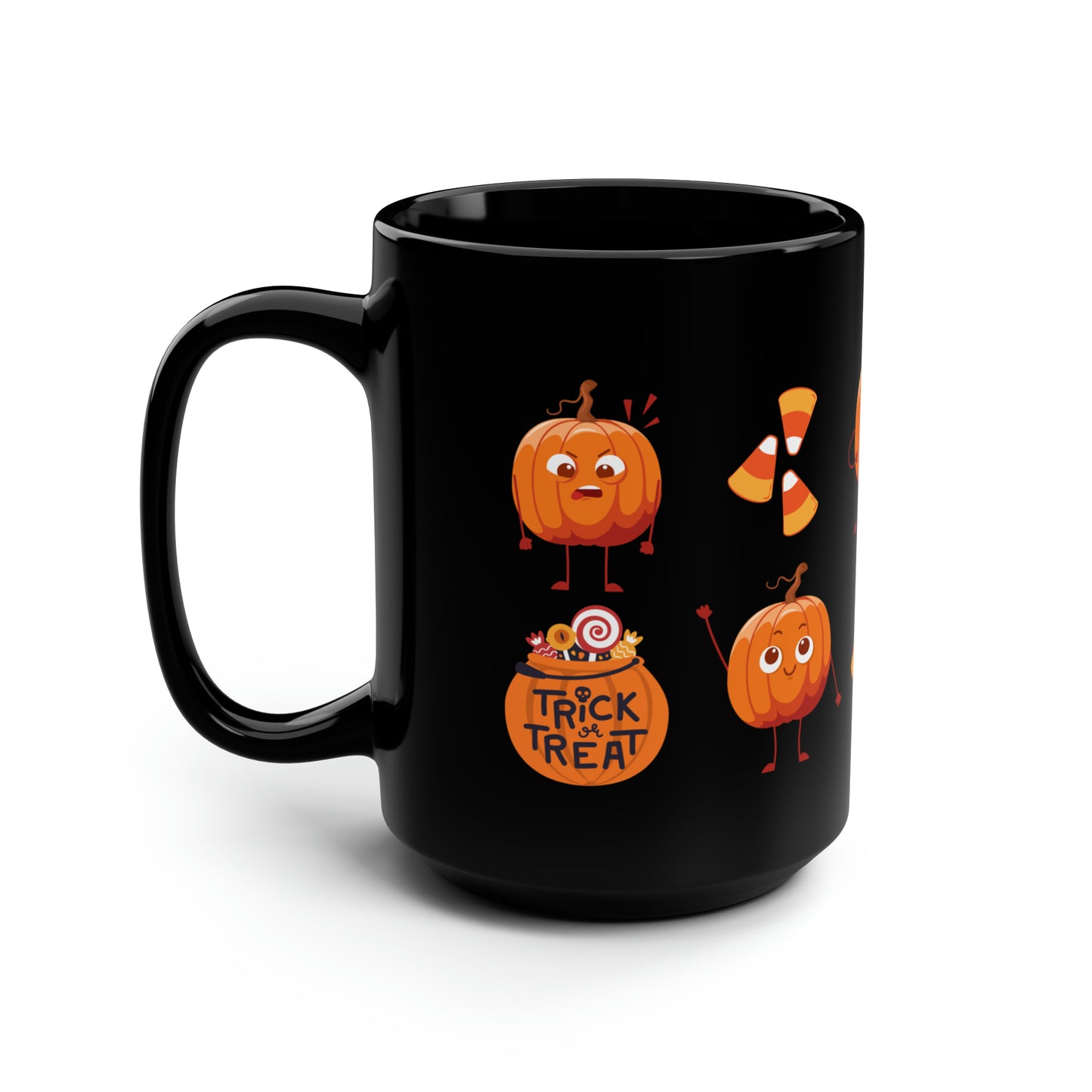 Halloween Mug - Funny Coffee Mug - Ceramic Mug - Gift for Him - Gift for Her - Black Mug, 15oz