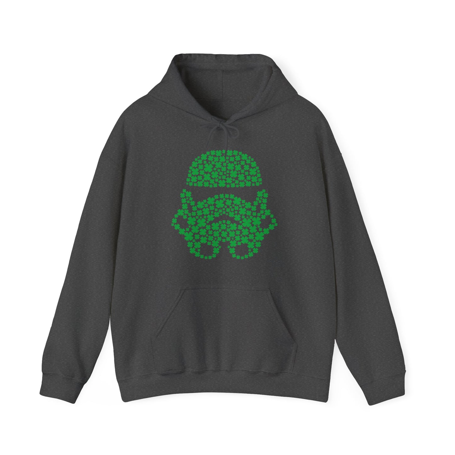 Embrace the Force, Galactic Love Defender Hooded Sweatshirt, St. Patrick's Special Edition, St Patrick's Stormtrooper Hooded Sweatshirt