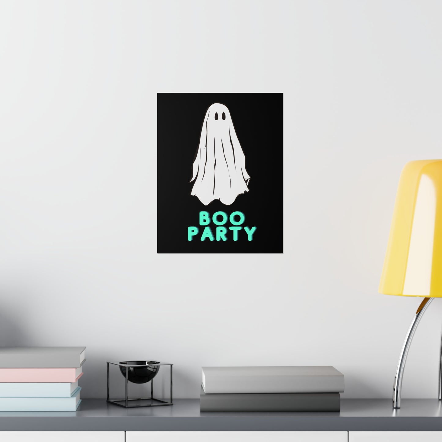 Halloween Ghost Poster - Halloween Art - Halloween Wall Decor - Halloween Poster - Ghost Poster