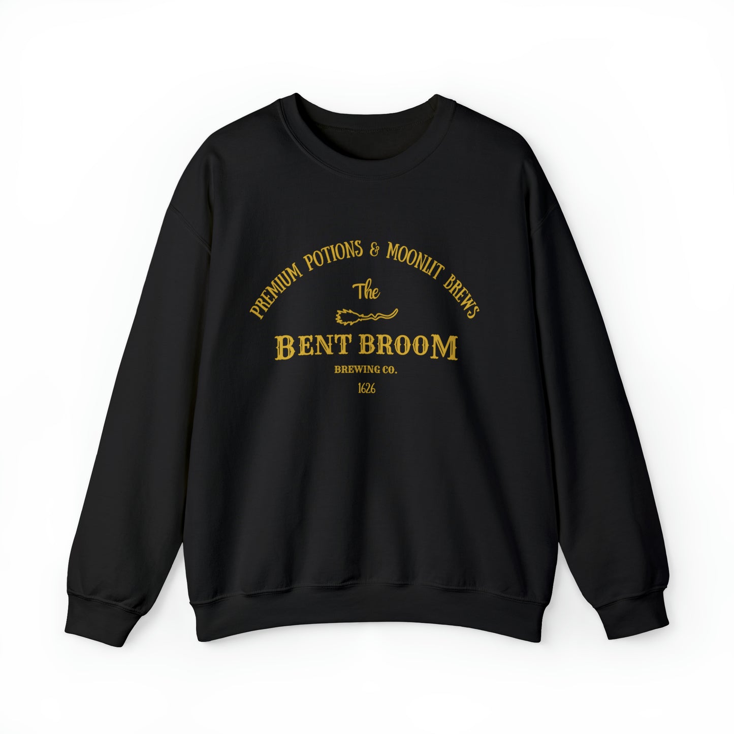 Bent Broom Brewing Co, Retro Sweatshirt, Cute Sweatshirt, Halloween Sweatshirt, Womens' Halloween, Spooky Sweatshirt, Salem Sweatshirt 1626