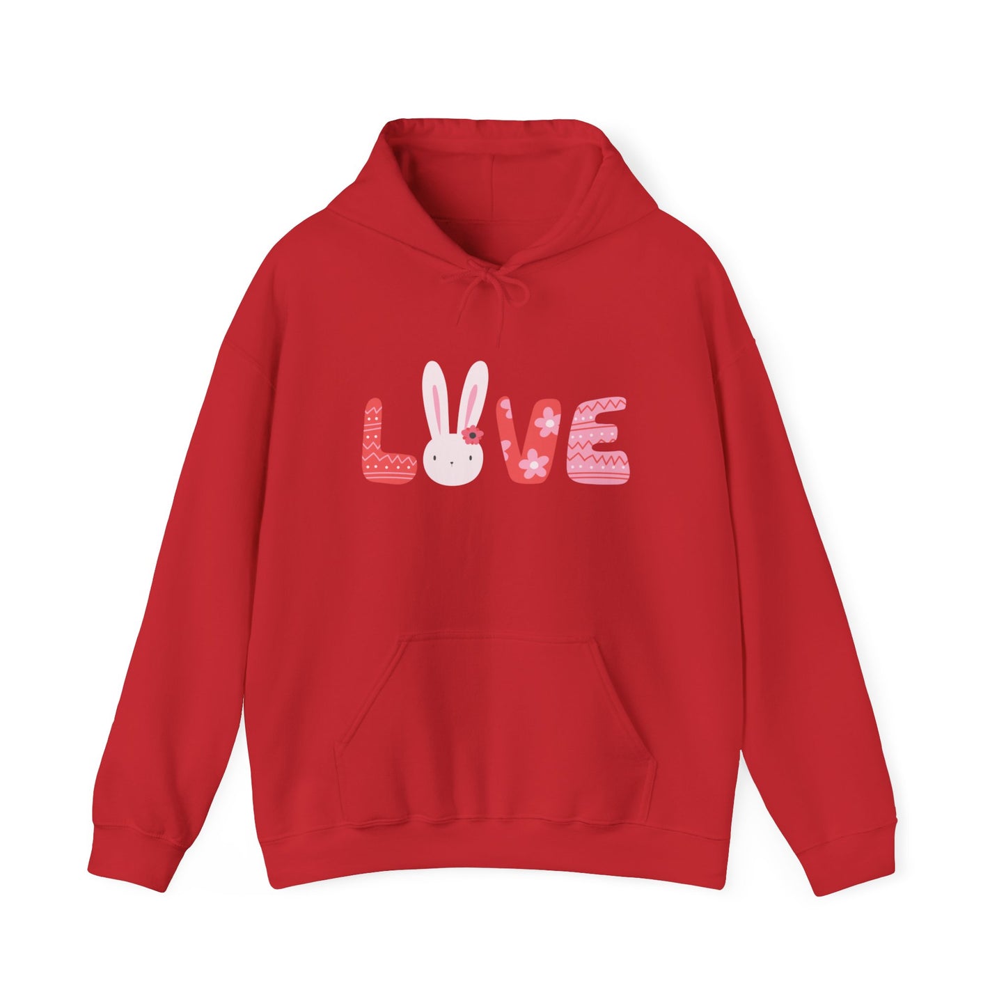 Easter Love Hooded Sweatshirt, Love Sweatshirt, Funny Easter Day Gift, Easter Day Apparel, Happy Easter Sweatshirt For Women, Egg Hunter