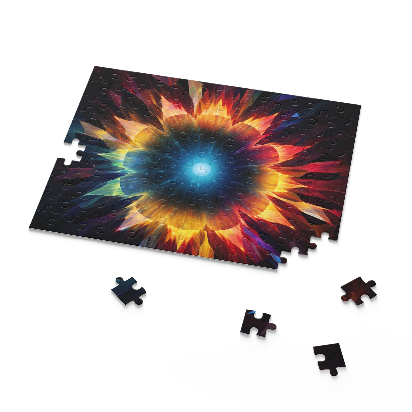 Colorful Nebula Explosion in Space Puzzle, Mindful Activity, Galactic Nebula Explosion Space Puzzle, Perfect Gift for Astronomy Lovers