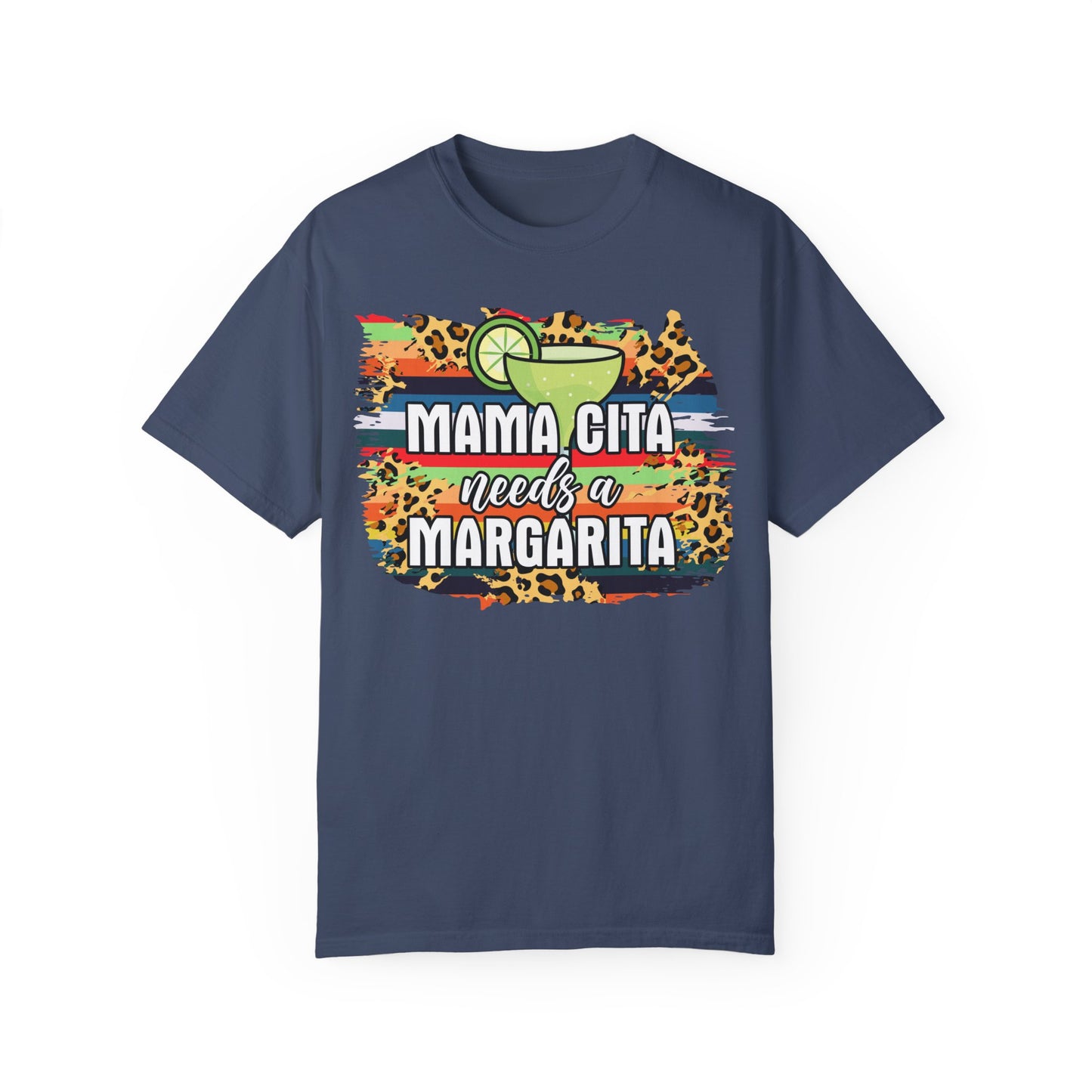 Buffalo Plaid Mamacita Needs a Margarita Graphic Tee - Fun Graphic with Margarita Illustration, Margarita Lover Gift