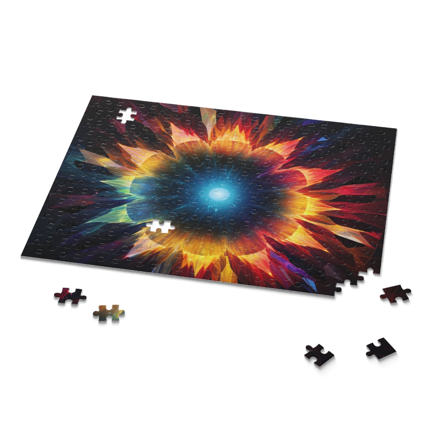 Colorful Nebula Explosion in Space Puzzle, Mindful Activity, Galactic Nebula Explosion Space Puzzle, Perfect Gift for Astronomy Lovers