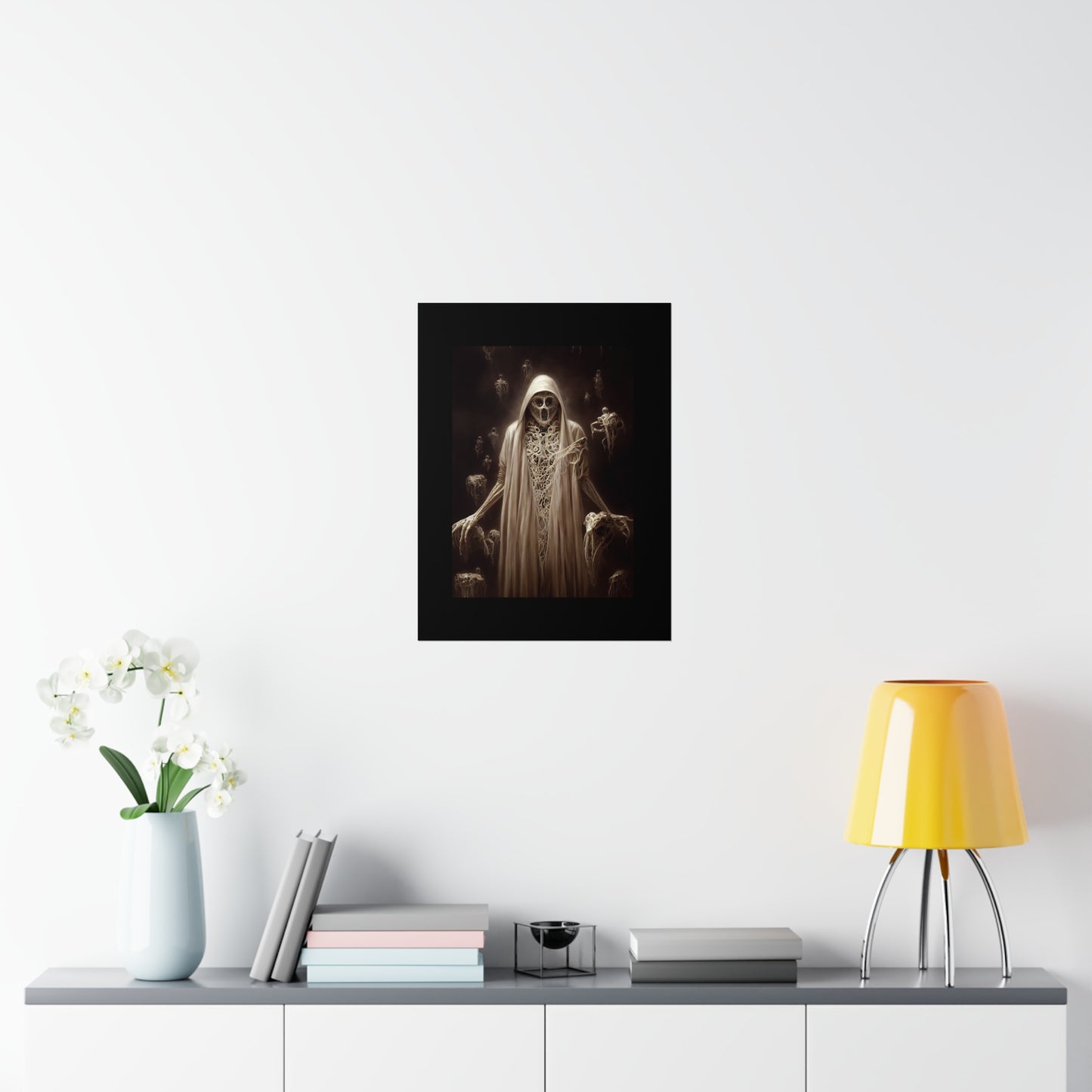 Halloween Ghost Poster - Halloween Art - Halloween Wall Decor - Halloween Poster - Ghost Poster