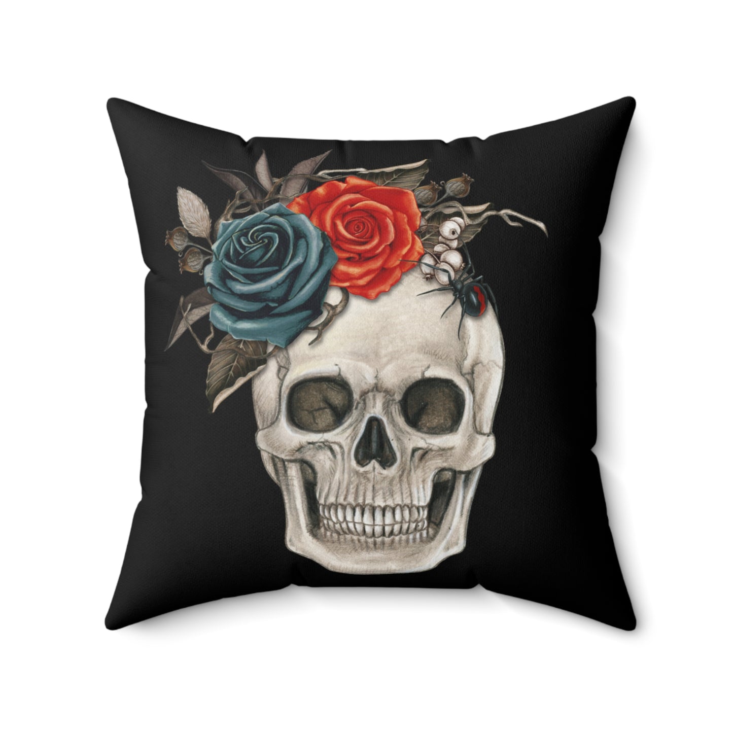 Halloween Pillow - Halloween Throw Pillow - Halloween Fall Pillow - Fall Pillow - Skeleton Pillow