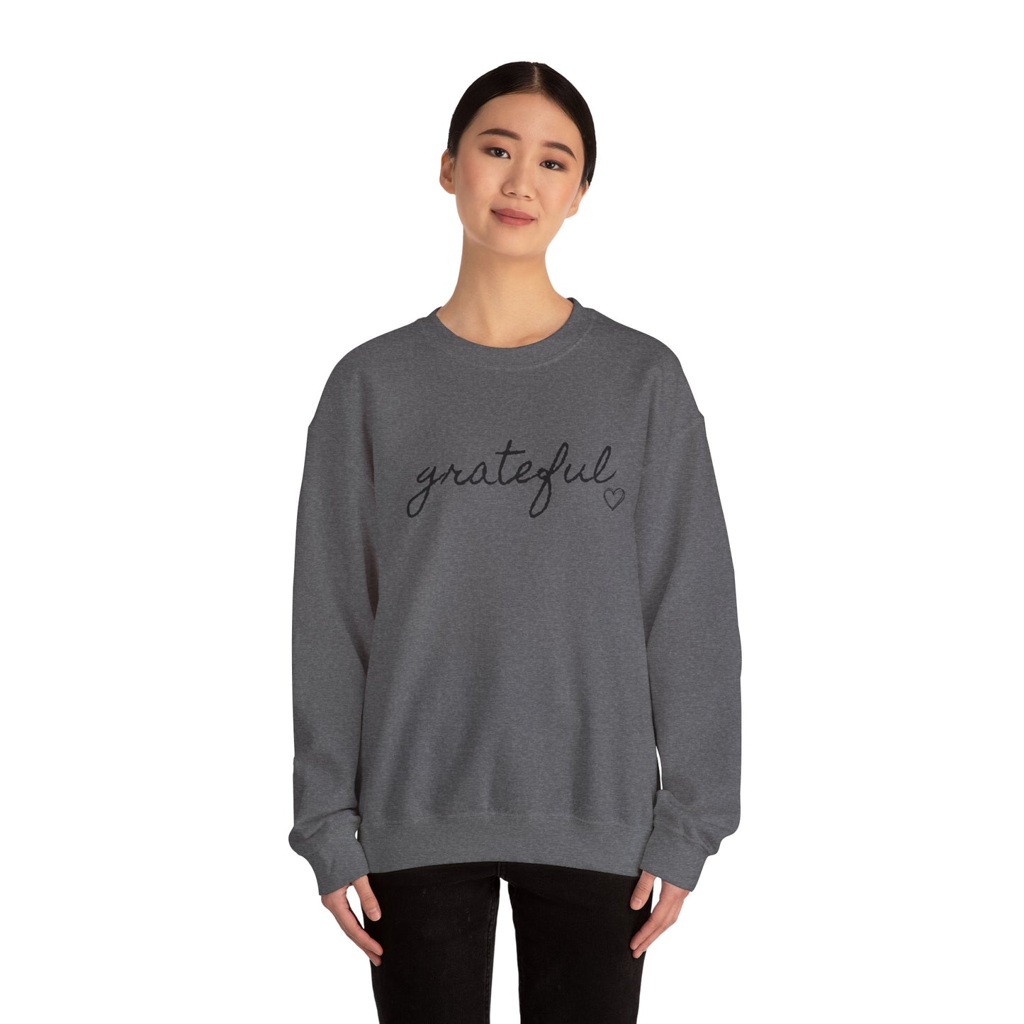 Grateful Sweatshirt, Cozy Sweatshirt, Graphic Sweatshirt, Slouchy Sweatshirt, Cute Sweatshirt, Trendy Sweatshirt, Women's Sweatshirt