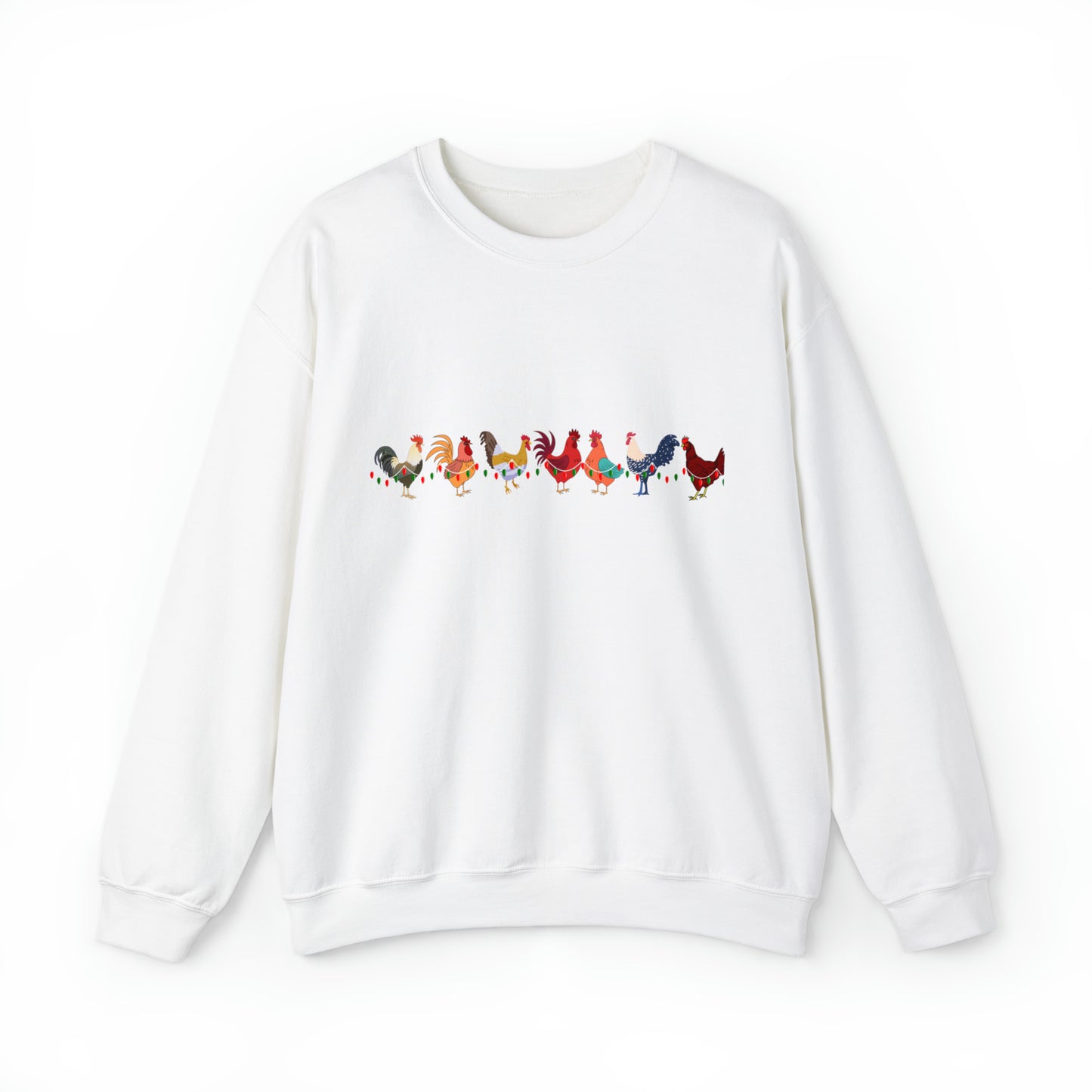 Cute Christmas Chickens Christmas Sweatshirt, Womens Christmas Sweatshirt, Christmas Sweatshirts for Women, Christmas Women,Merry Christmas Sweat