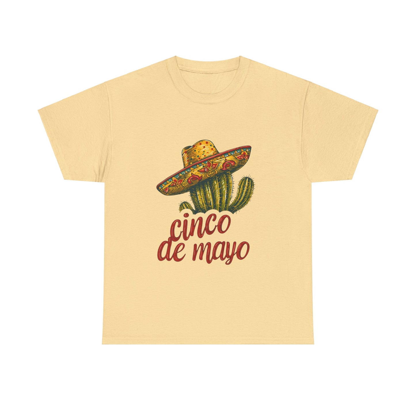 Cactus Chic: Cinco de Mayo Shirt with a Whimsical Sombrero, Celebrate in Style, Cinco de Mayo Cactus Sombrero Shirt