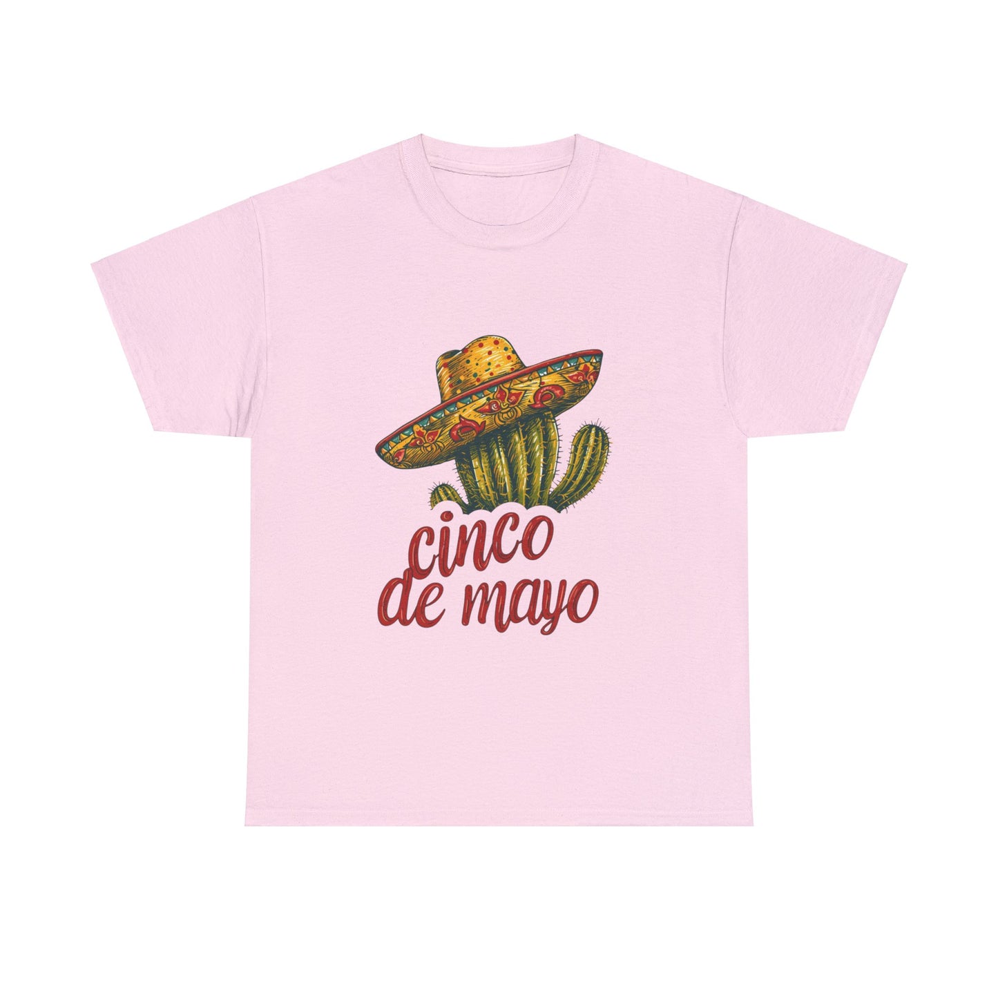 Cactus Chic: Cinco de Mayo Shirt with a Whimsical Sombrero, Celebrate in Style, Cinco de Mayo Cactus Sombrero Shirt