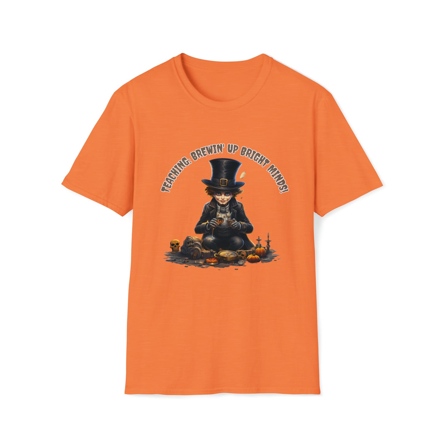 Teaching: Brewin' Up Bright Minds!, Retro Halloween Shirt, Retro Fall Shirt, Vintage Halloween,Womens Halloween, Mens Halloween,Witches Brew