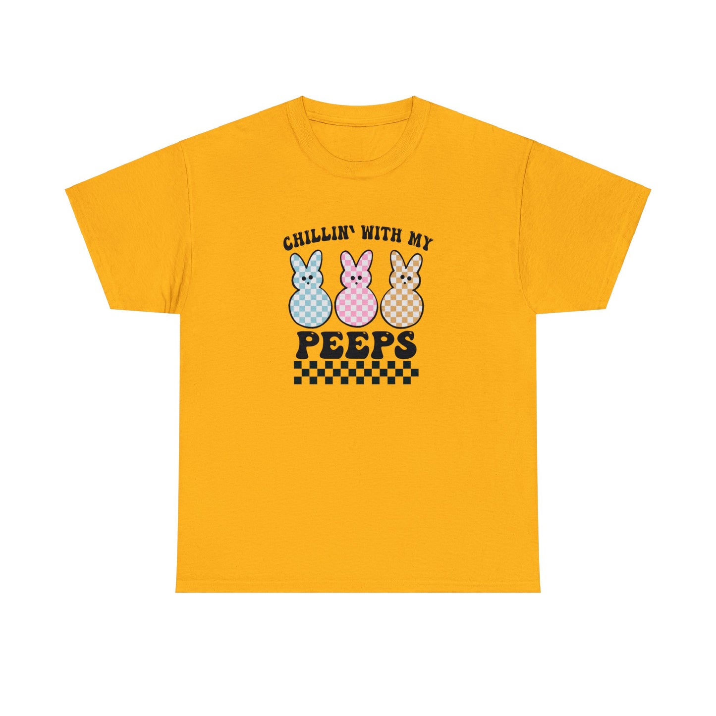 Chillin With My Peeps shirt, Cute Easter Peeps Shirt, Trendy Easter Day Outfit, Peeps Holiday Shirt, Easter Family shirt, Fun Easter Tee