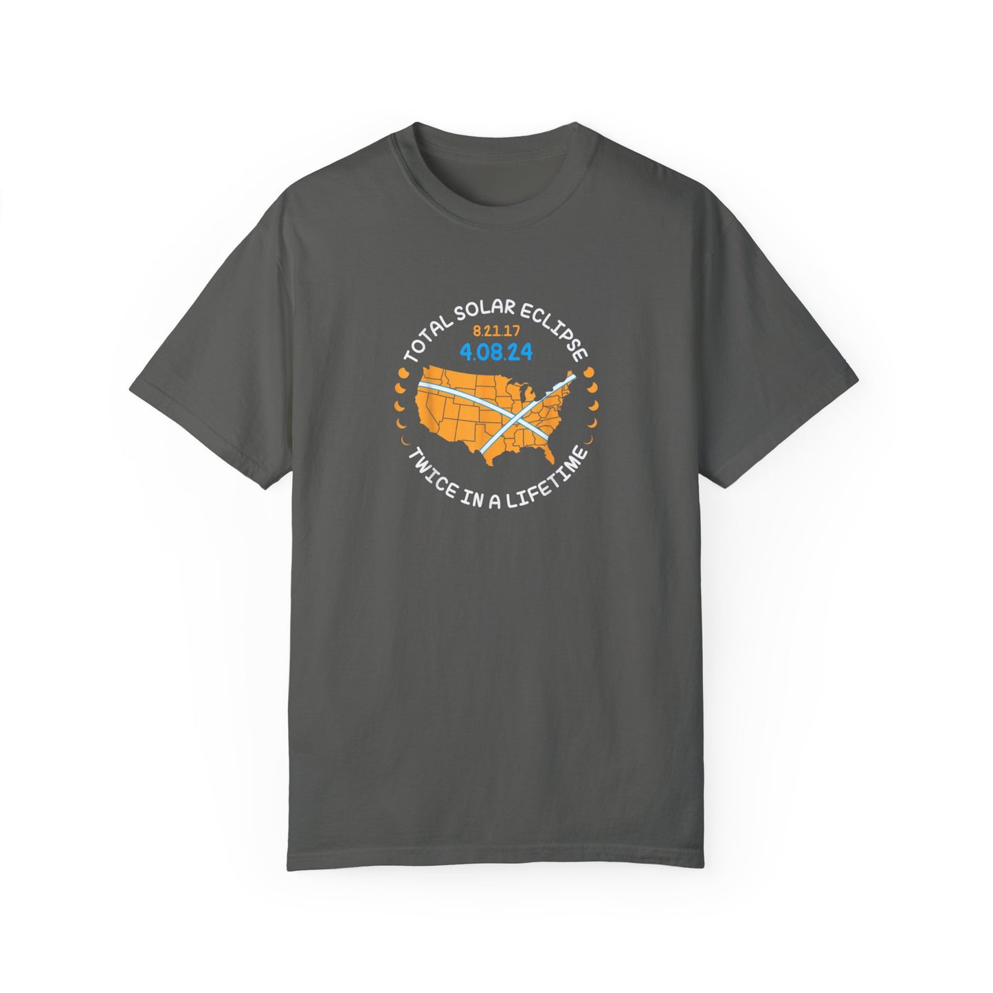 Twice in a LifeTime Eclipse Shirt - Comfort Colors 1717 Path of Totality Tee, Limited Edition Tshirt - Path of Totality Eclipse Tee