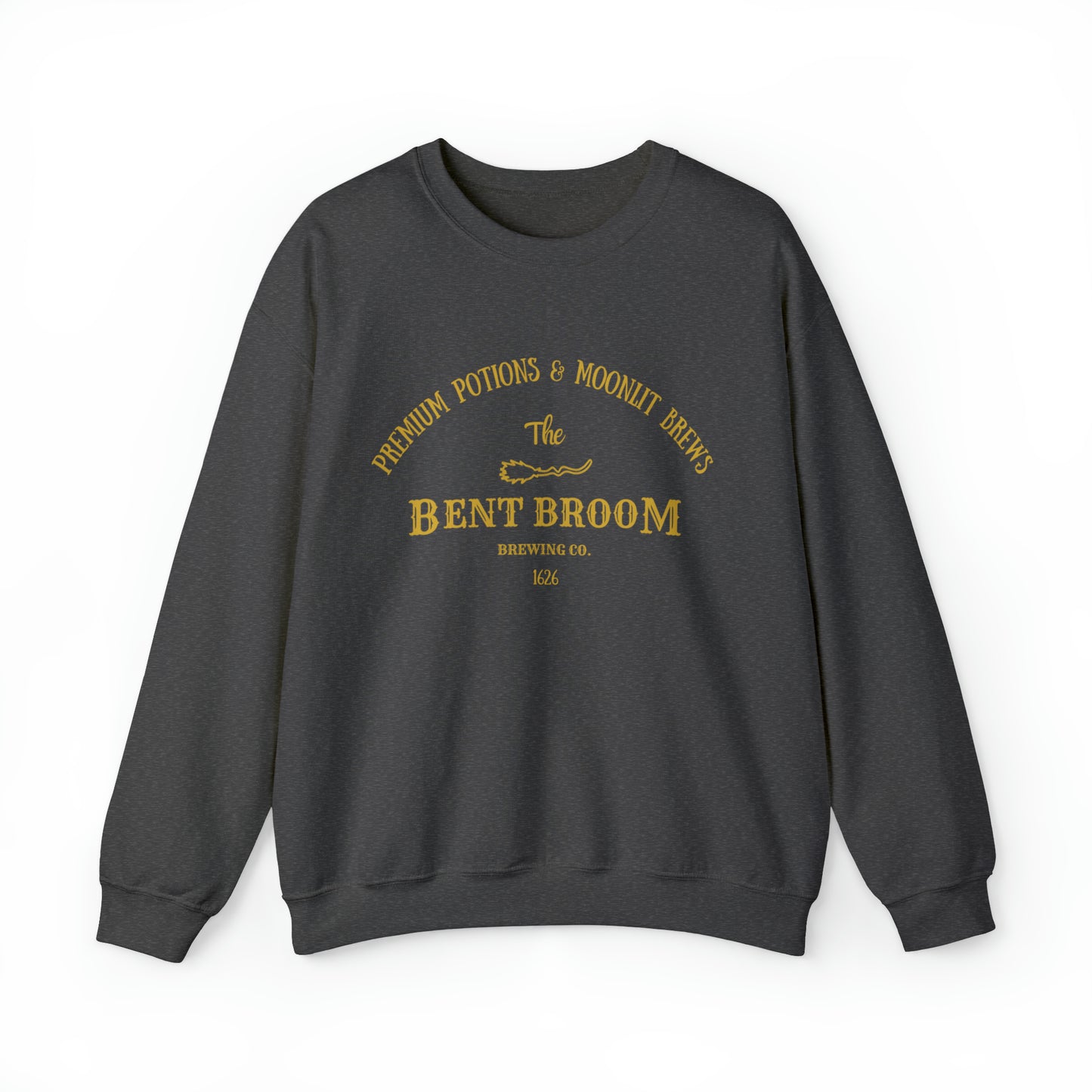 Bent Broom Brewing Co, Retro Sweatshirt, Cute Sweatshirt, Halloween Sweatshirt, Womens' Halloween, Spooky Sweatshirt, Salem Sweatshirt 1626