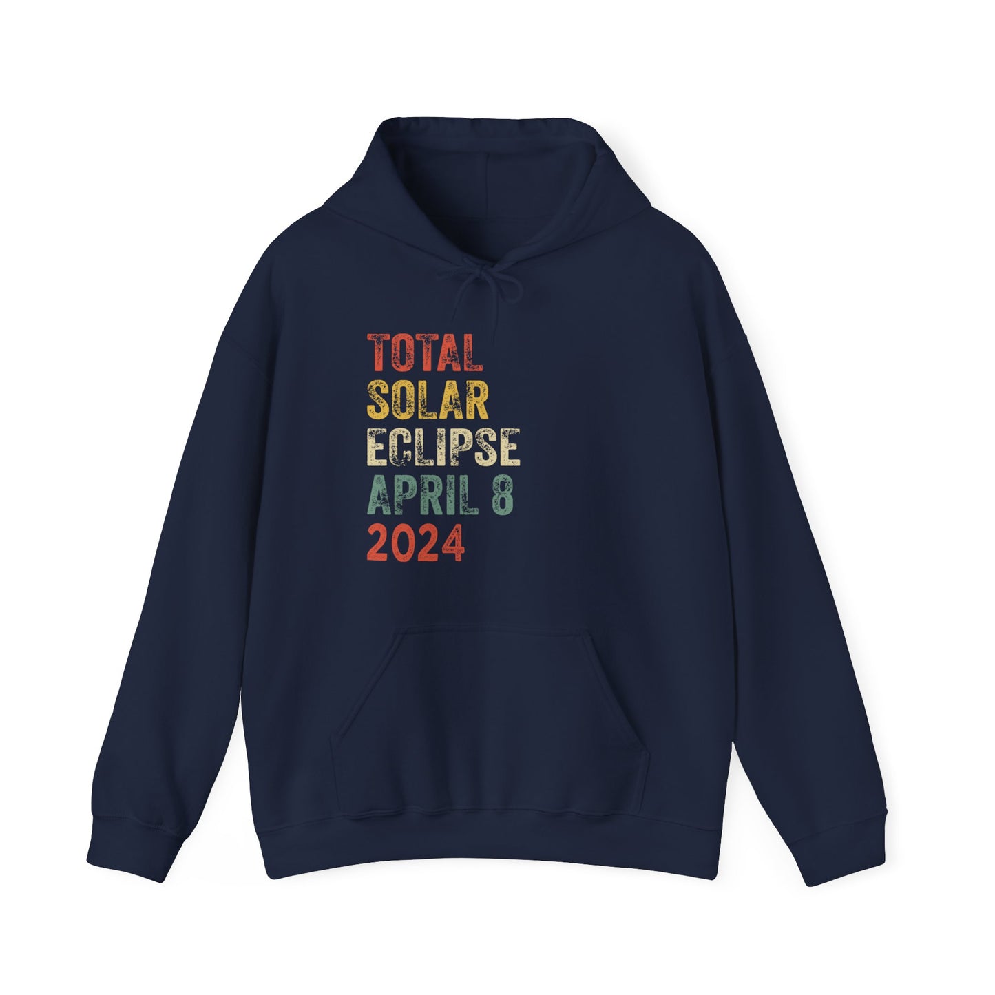 Total Solar Eclipse April 8 2024 Hooded Sweatshirt, Commemorate the Celestial Event, America Totality,Moon Astronomy,Solar Eclipse Souvenir