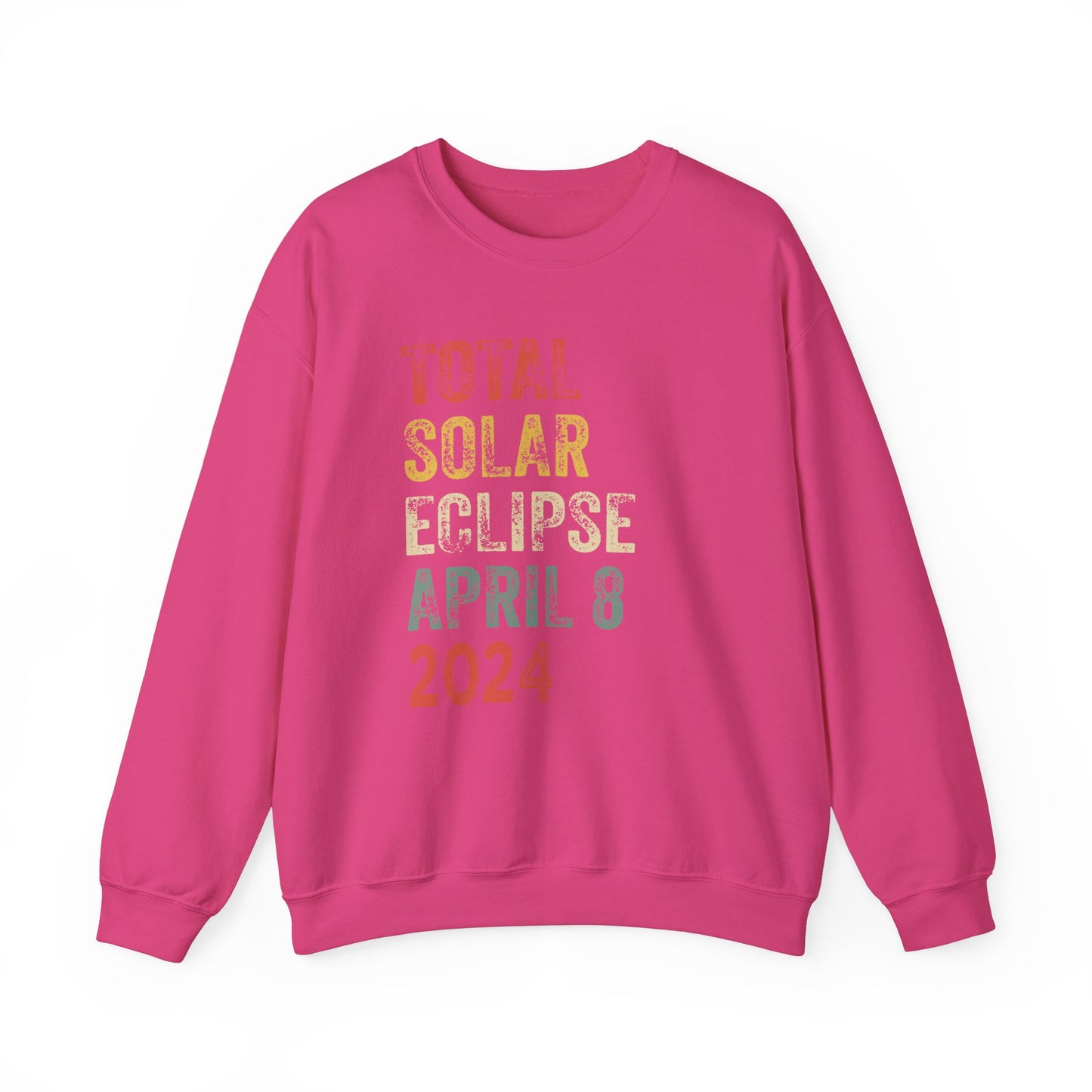 Total Solar Eclipse Apr 8 2024 Sweatshirt - Commemorate the Celestial Spectacle, Total Solar Eclipse 2024 Shirt, Solar Eclipse Souvenir Gift