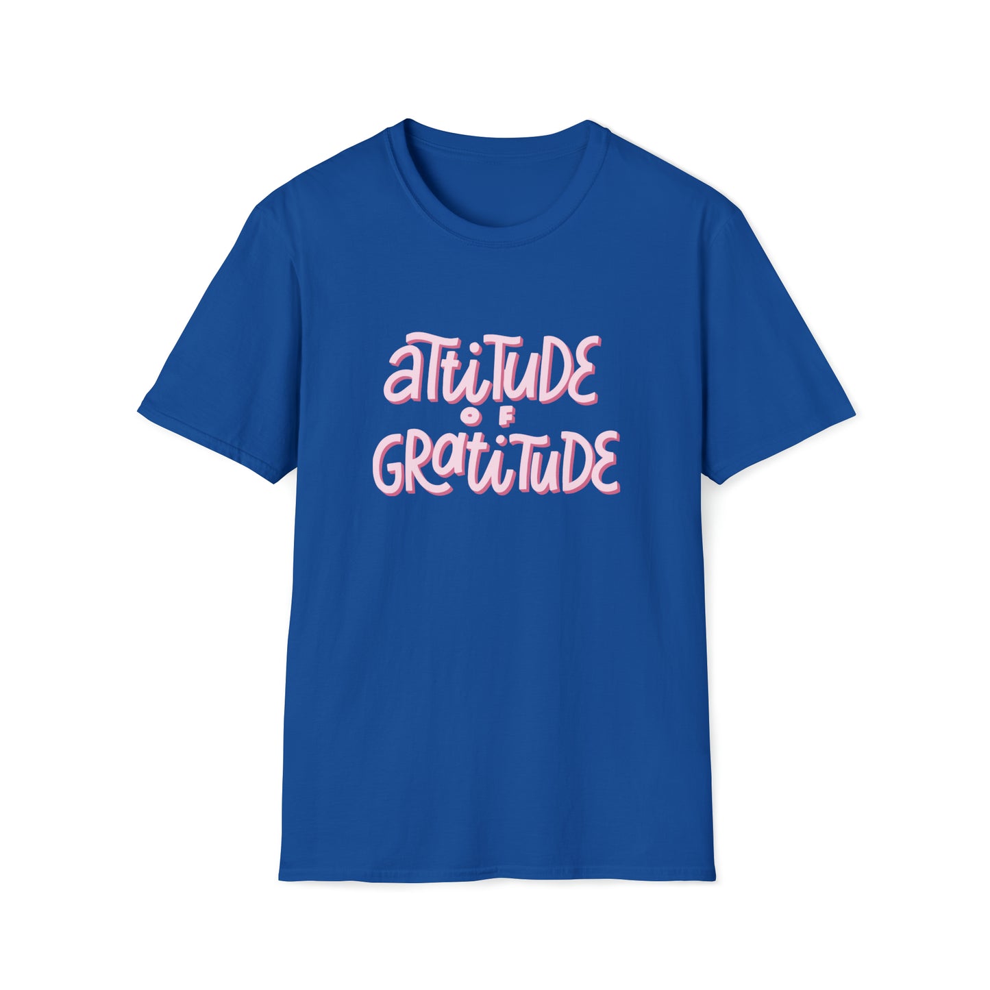 Attitude Of Gratitude Shirt, Funny Attitude Shirt | Womens Graphic Tee | Workout Shirt | Basic Retro Shirt | Attitude Tee