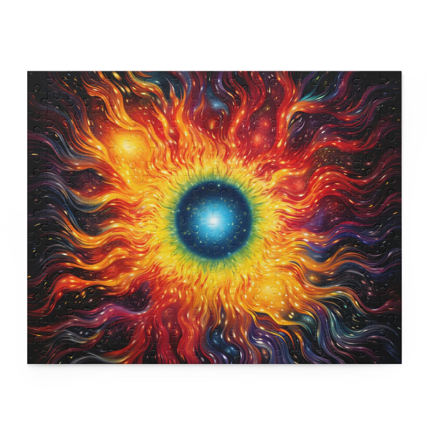 Handmade Nebula Exploding in Paint Puzzle - Unique Space Jigsaw Puzzle, Galaxy Inspired Puzzle - Nebula Exploding in Paint Art Puzzle