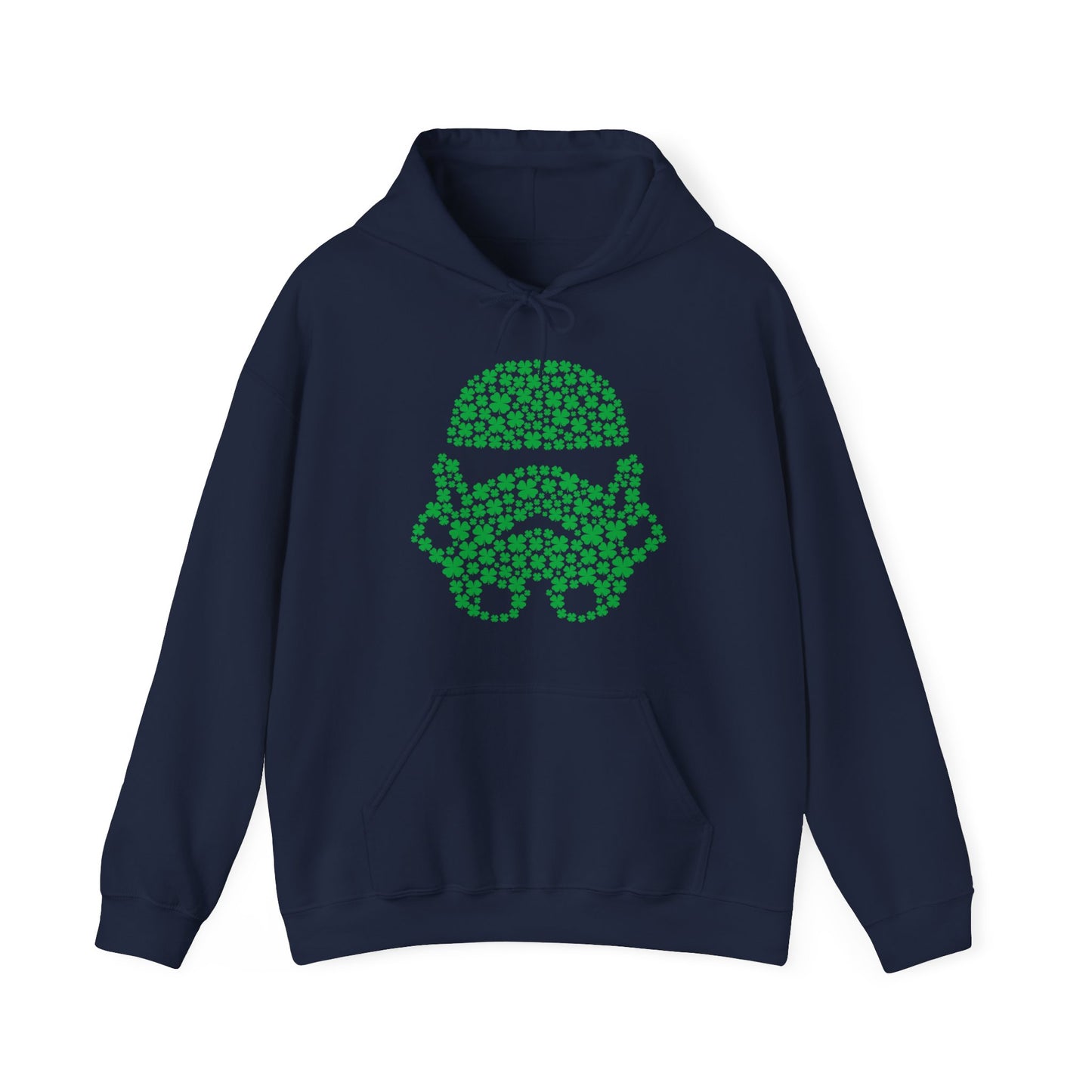 Embrace the Force, Galactic Love Defender Hooded Sweatshirt, St. Patrick's Special Edition, St Patrick's Stormtrooper Hooded Sweatshirt