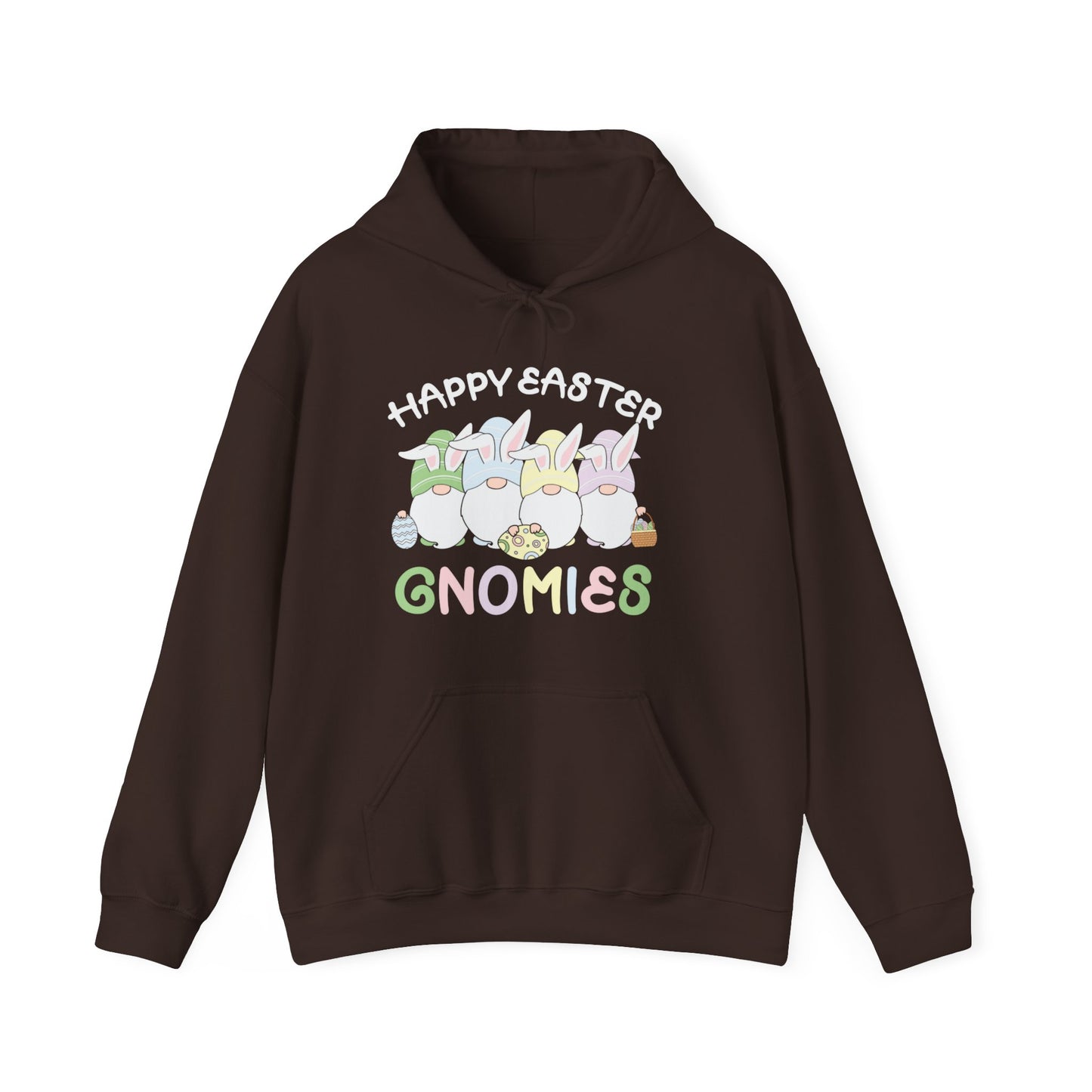 Happy Easter Gnomies Hooded Sweatshirt, Gnomie Sweatshirt, Easter Hoodie, Easter bunny Graphic Hoodie,Unisex Hoodie, Easter Hoodie for Women