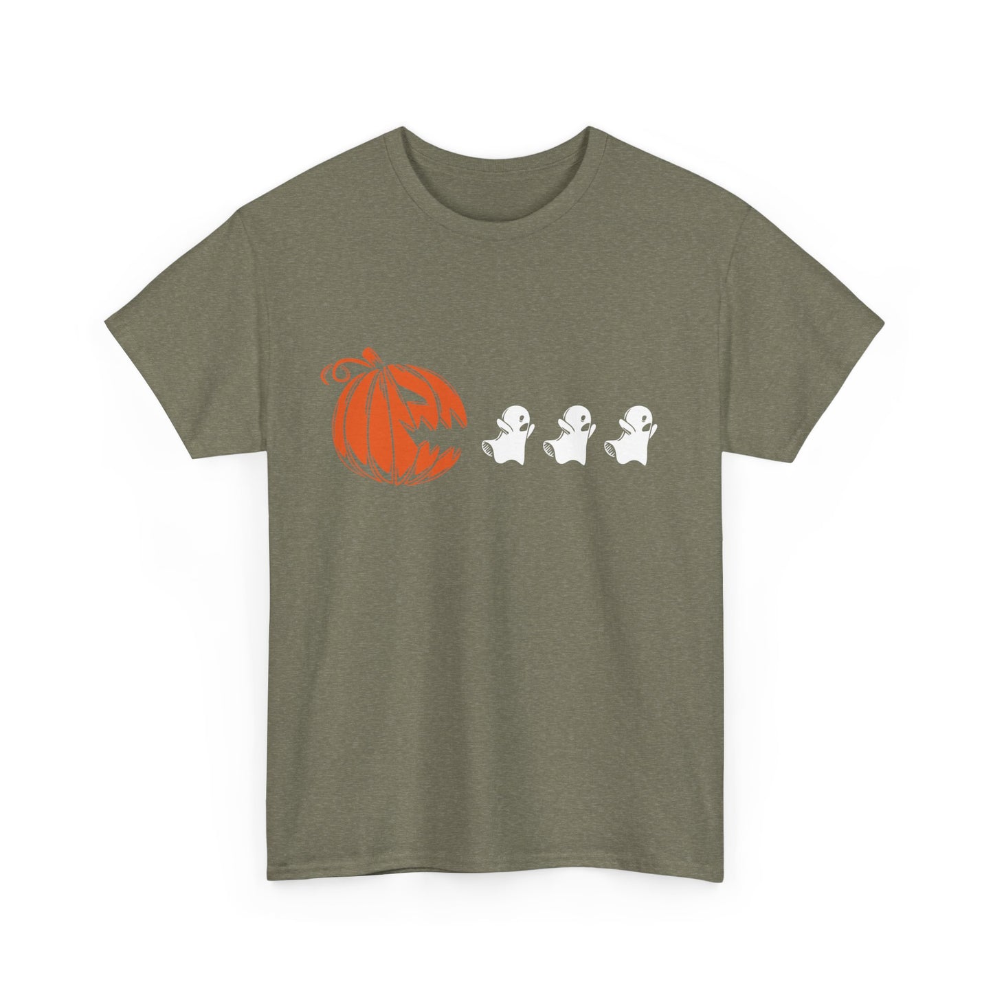 Jack O Lantern Shirt, Halloween Ghost Necklace, Spooky Shirt, Pumpkin Sweater, Scary Tee Shirt, Creepy Shirt, Fall Shirt