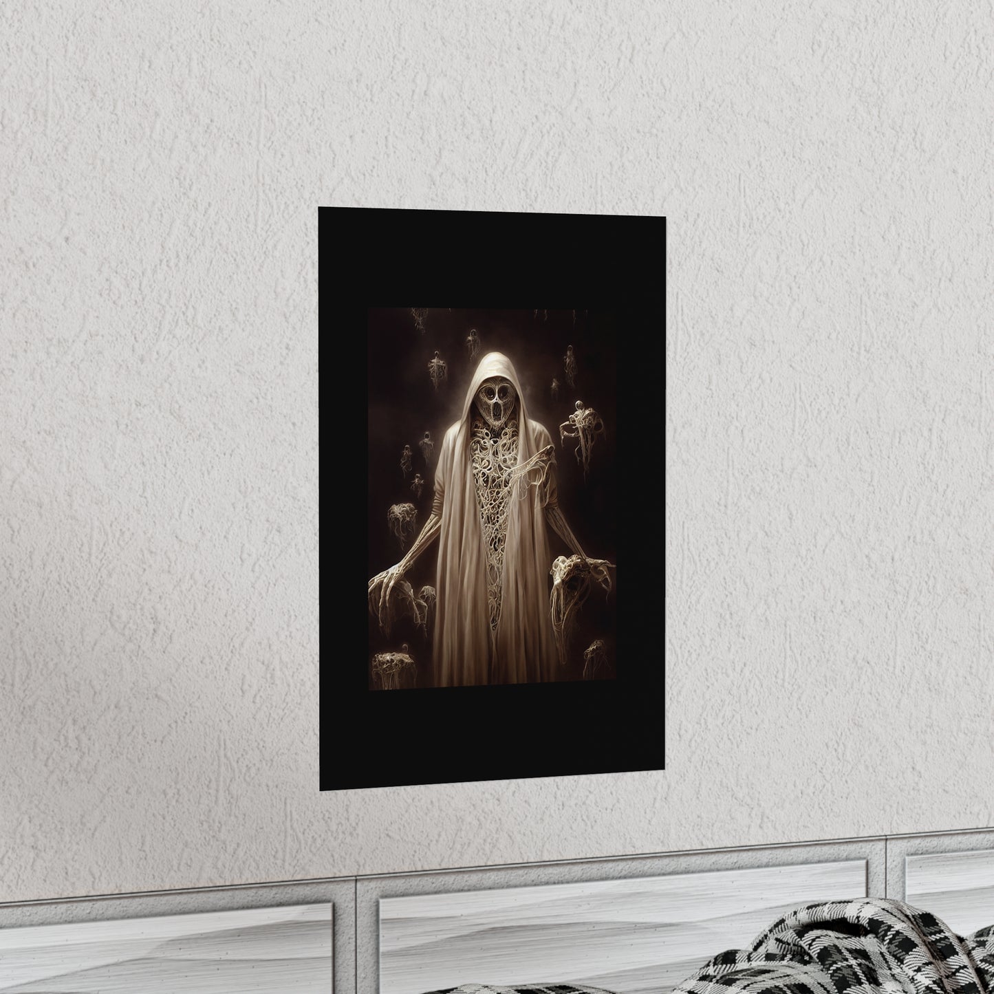 Halloween Ghost Poster - Halloween Art - Halloween Wall Decor - Halloween Poster - Ghost Poster