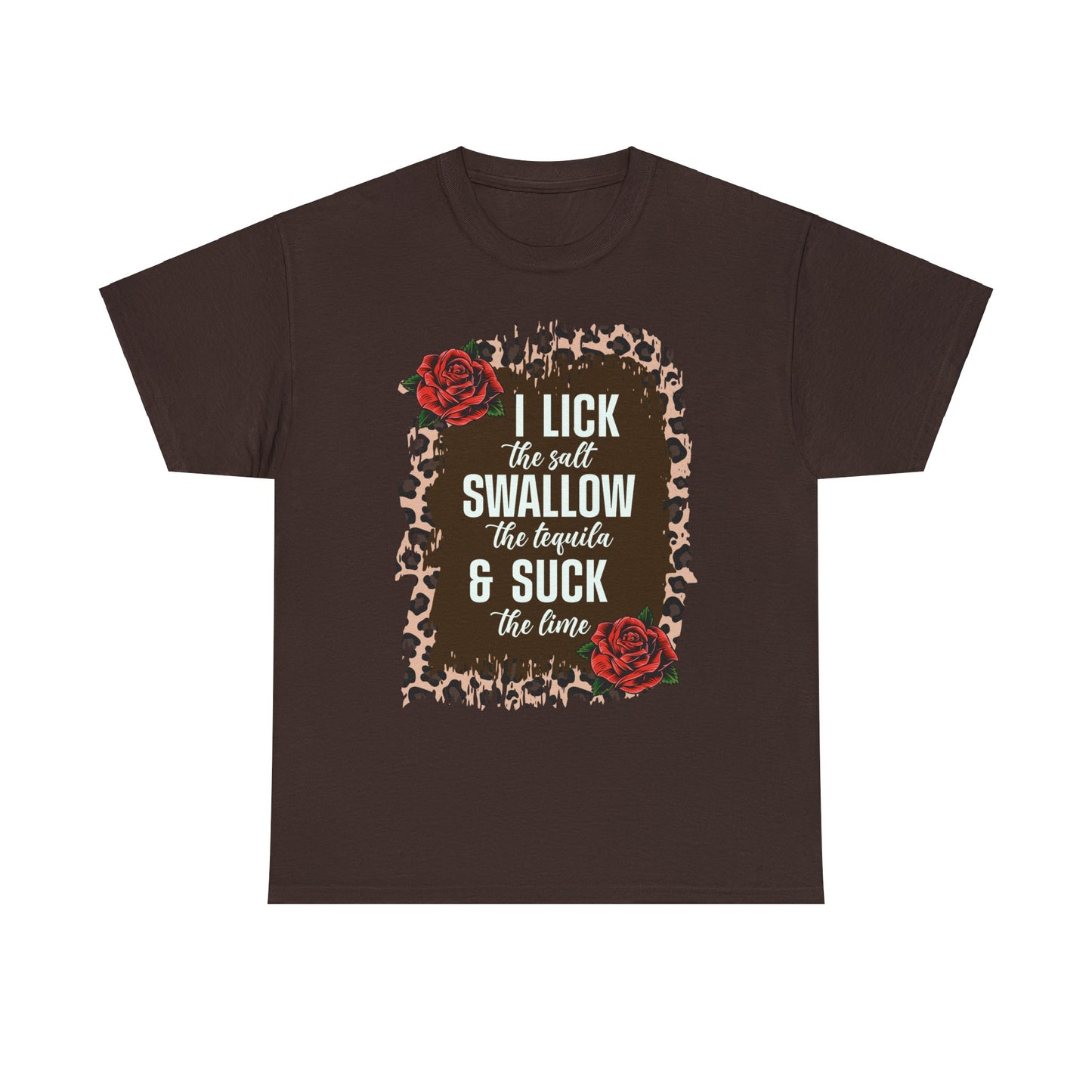 Mexican Fiesta Saractic Apparel: I Lick the Salt I Swallow the Tequila & Suck Lime Tshirt for Cinco de Mayo