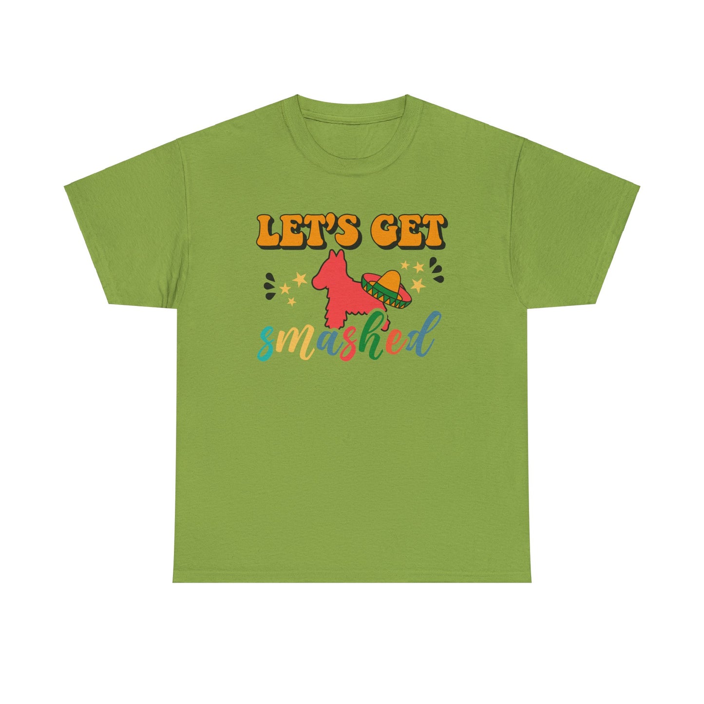 Let's Get Smashed Cinco de Mayo Tshirt, Funny Pinata Tee for Fiesta Lovers, Party Shirt, Let's Get Smashed Tee with Pinata Design