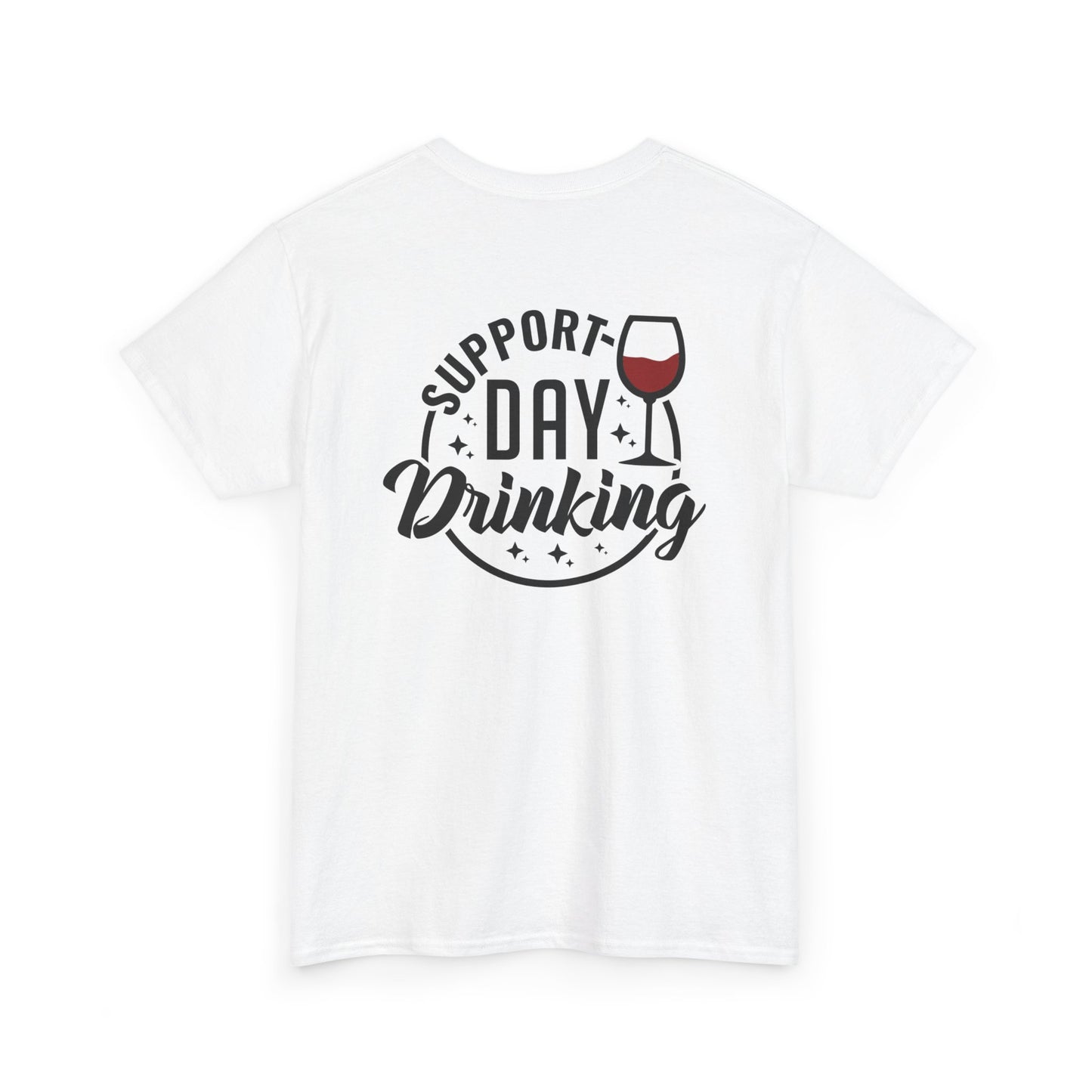 Support Day Drinking Graphic Tee - Cheers to Summer Sunrise Cocktails, Funny Support Day Drinking Tshirt - Novelty Tee for Happy Hour Lovers