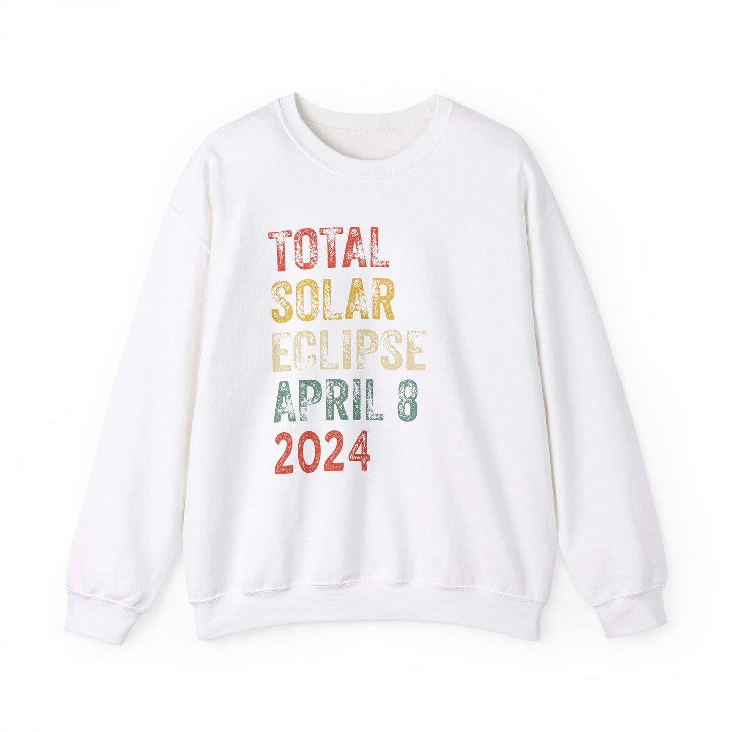 Total Solar Eclipse Apr 8 2024 Sweatshirt - Commemorate the Celestial Spectacle, Total Solar Eclipse 2024 Shirt, Solar Eclipse Souvenir Gift