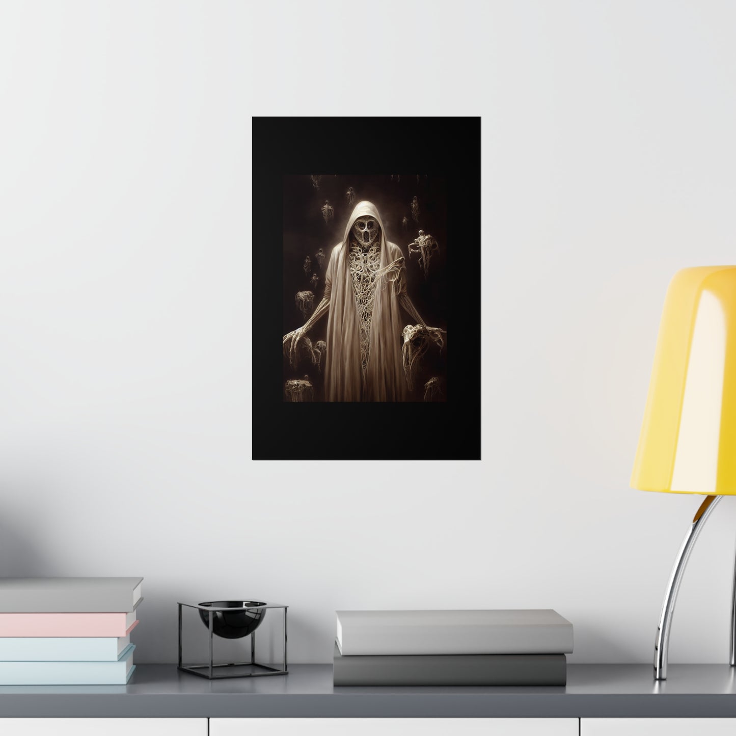 Halloween Ghost Poster - Halloween Art - Halloween Wall Decor - Halloween Poster - Ghost Poster