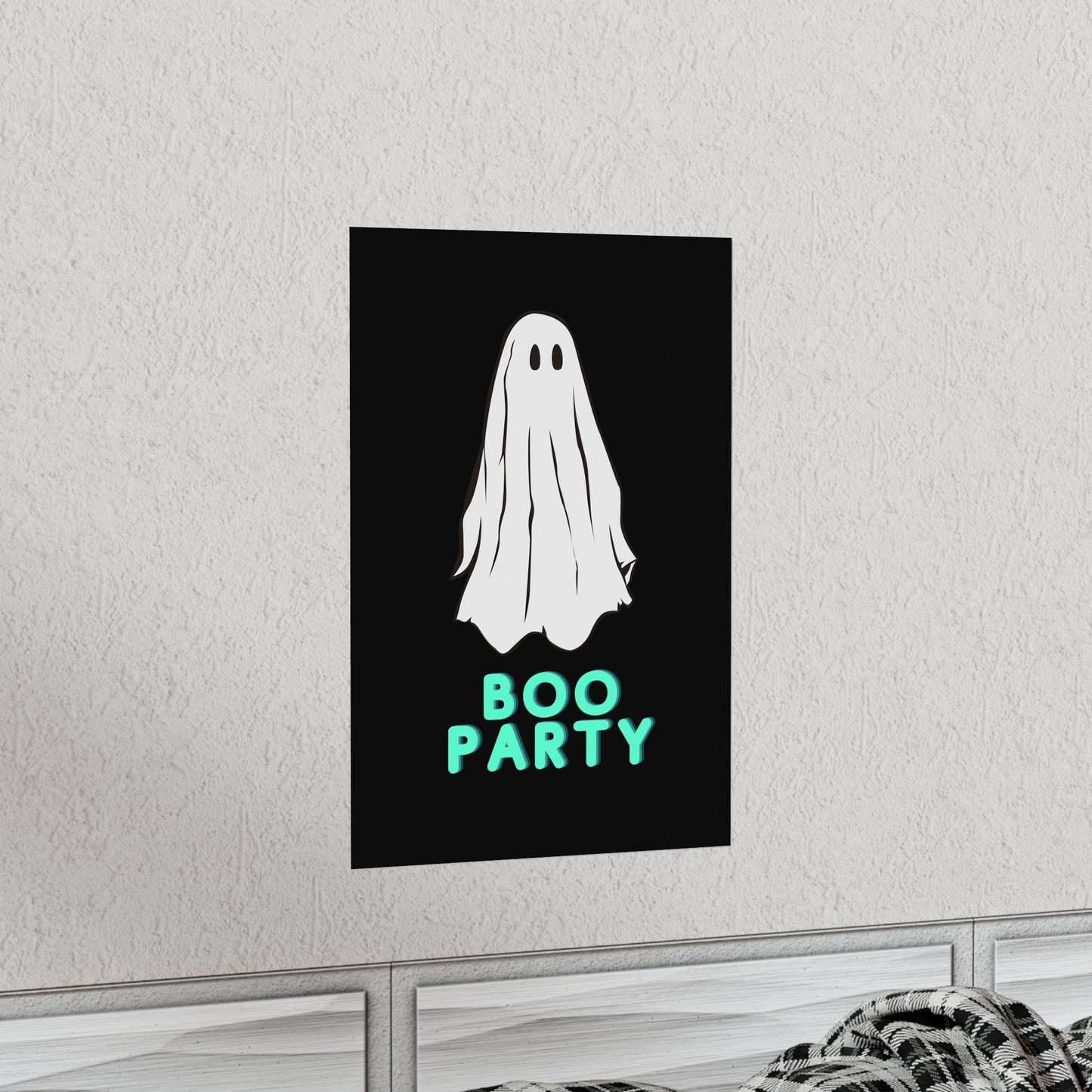 Halloween Ghost Poster - Halloween Art - Halloween Wall Decor - Halloween Poster - Ghost Poster