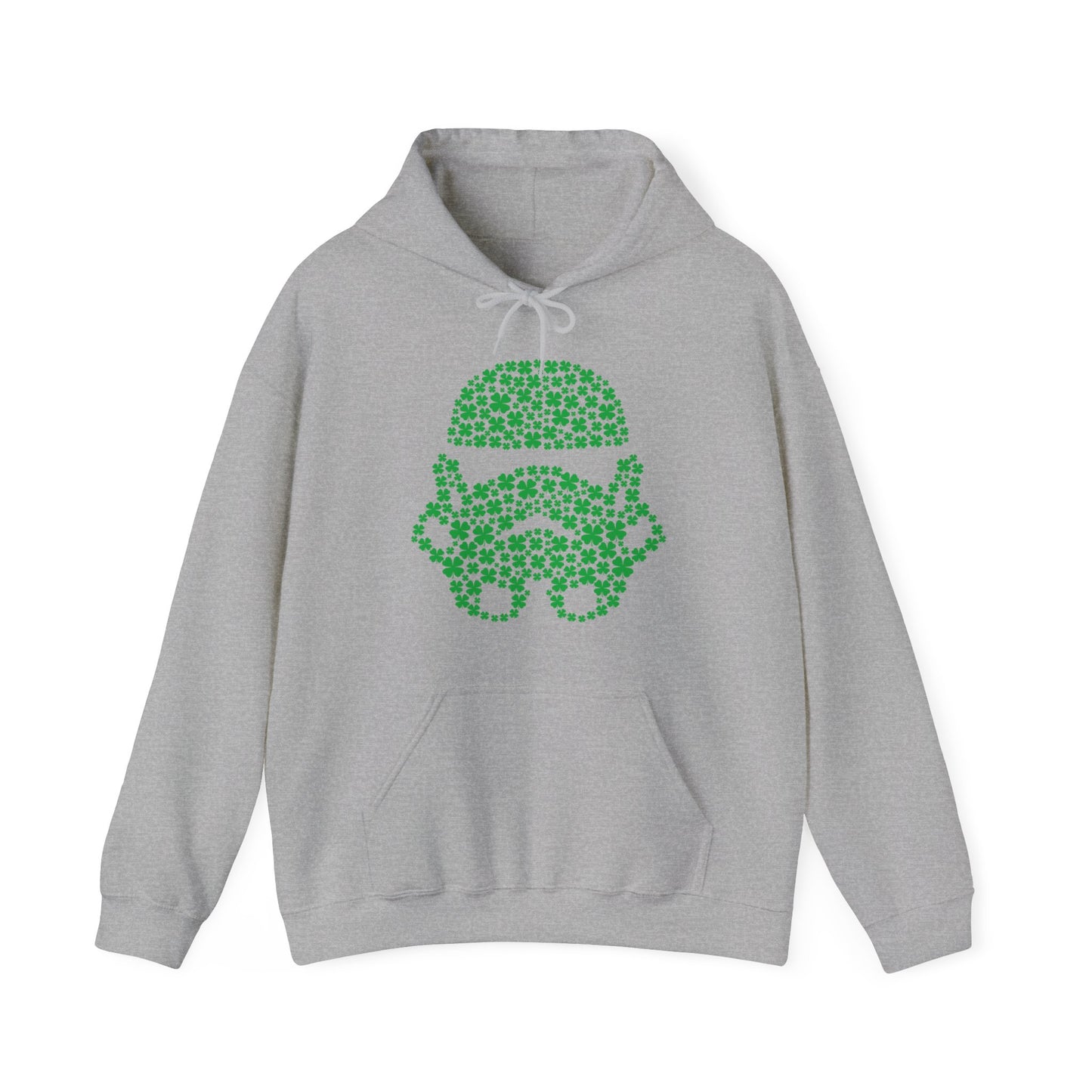 Embrace the Force, Galactic Love Defender Hooded Sweatshirt, St. Patrick's Special Edition, St Patrick's Stormtrooper Hooded Sweatshirt